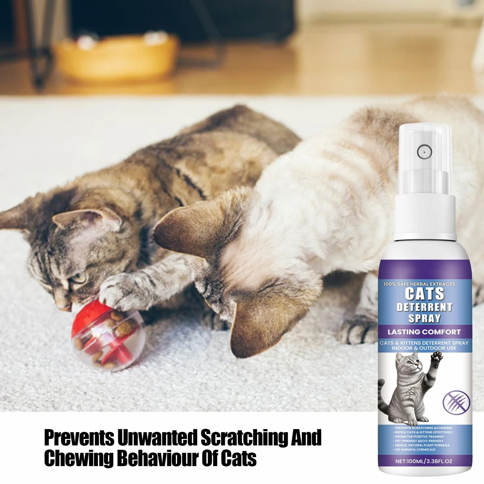 Anti Griffe Chat Canapé 100ml