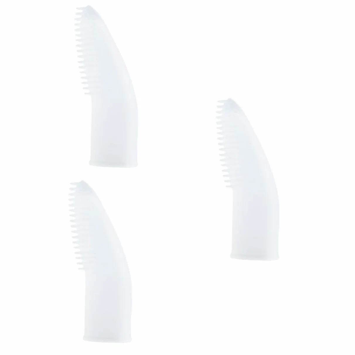 BESPORTBLE 3 Pièces chien nettoyage brosse à dents brosse à dents pour animaux de compagnie soins bucco-dentaires pour chiots brossette animal de compagnie brosse à doigts pour chien