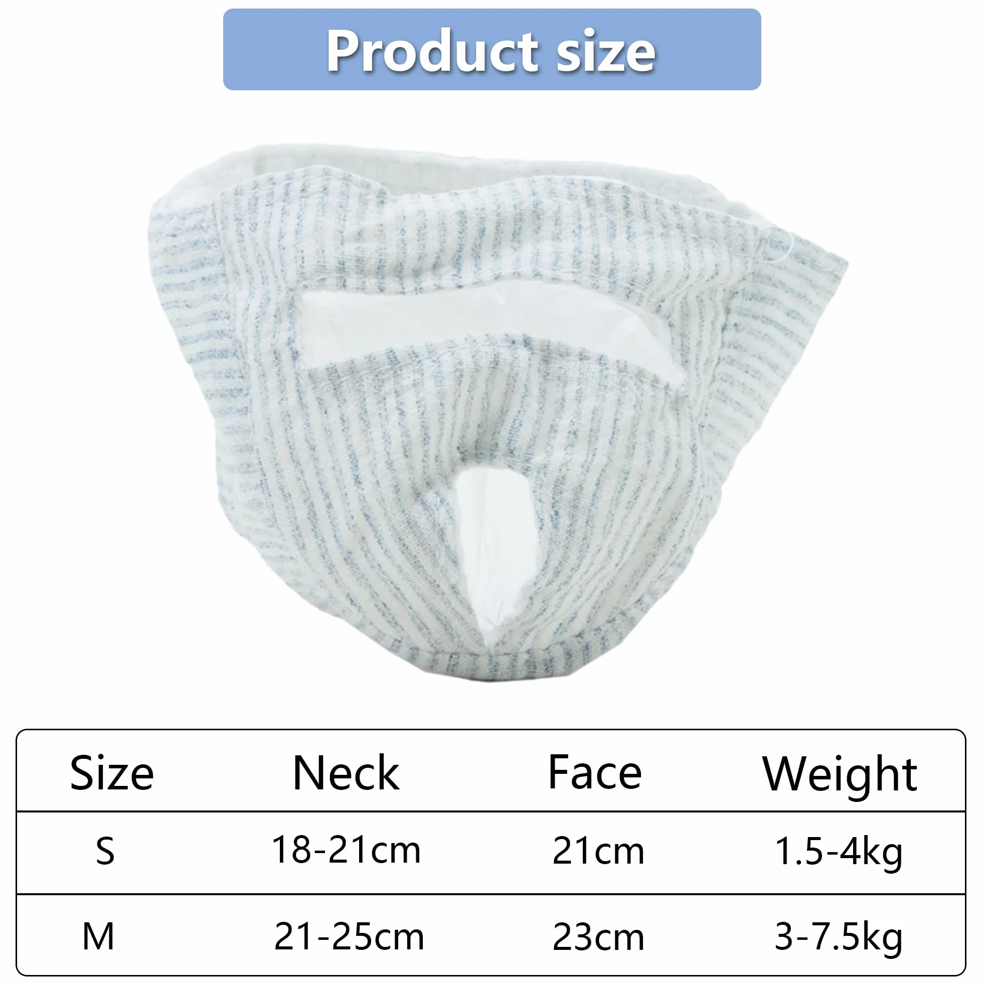 Museau Chat Anti-Morsure Respirant Réglable Protection Visage Soin Bain