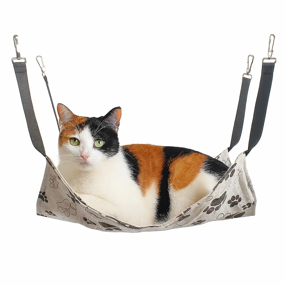 GXGM 1 Pièces Hamac Chat fenetre, Hamac pour Chat en Toile Suspendu pour Chat, Hamac pour Animaux de Compagnie, Doux et Respirant, Convient pour Les Chats, Chiens, Lapins