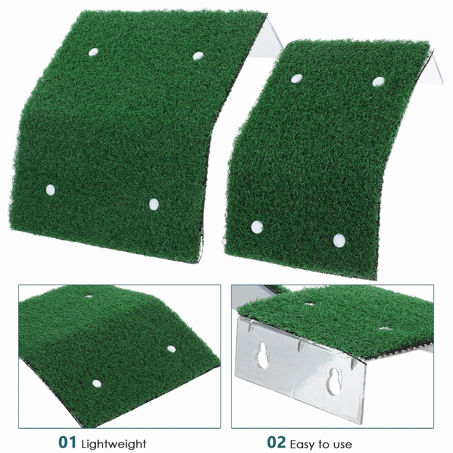 Rampe de Sauvetage Piscine pour Animaux Domestiques, 2 Pièces Ventouses Solides, Anti-Glisse, Adaptée aux Chats et Petits Chiens