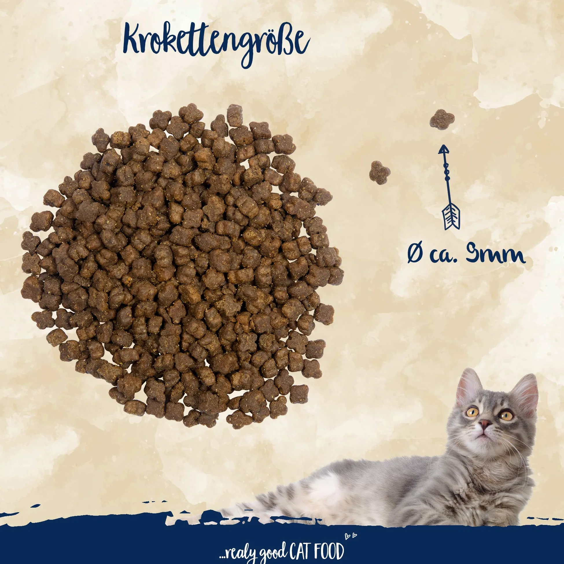 Sanabelle Kitten | Aliments secs pour Chats en Pleine Croissance, en Gestation ou en Lactation | 4 x 2 kg