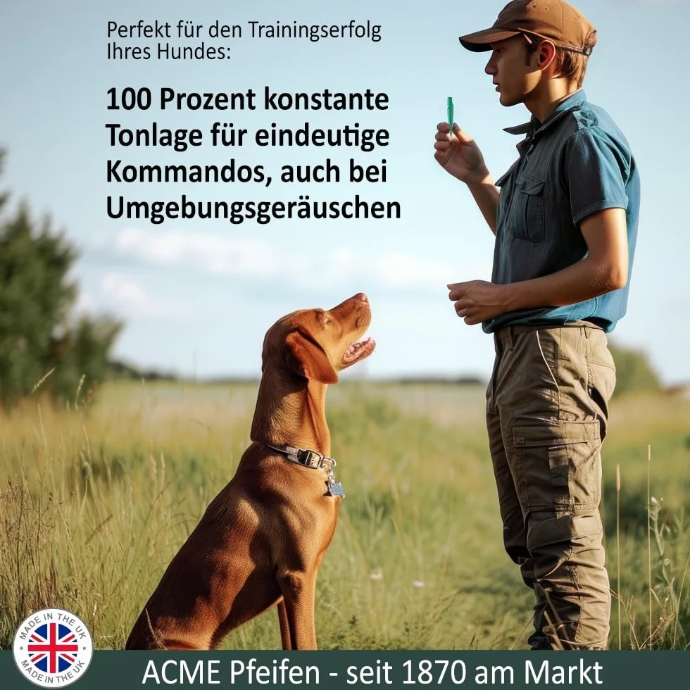 Sifflet Acme pour Chien n° 211,5 avec Bande Original d'Angleterre Dressage