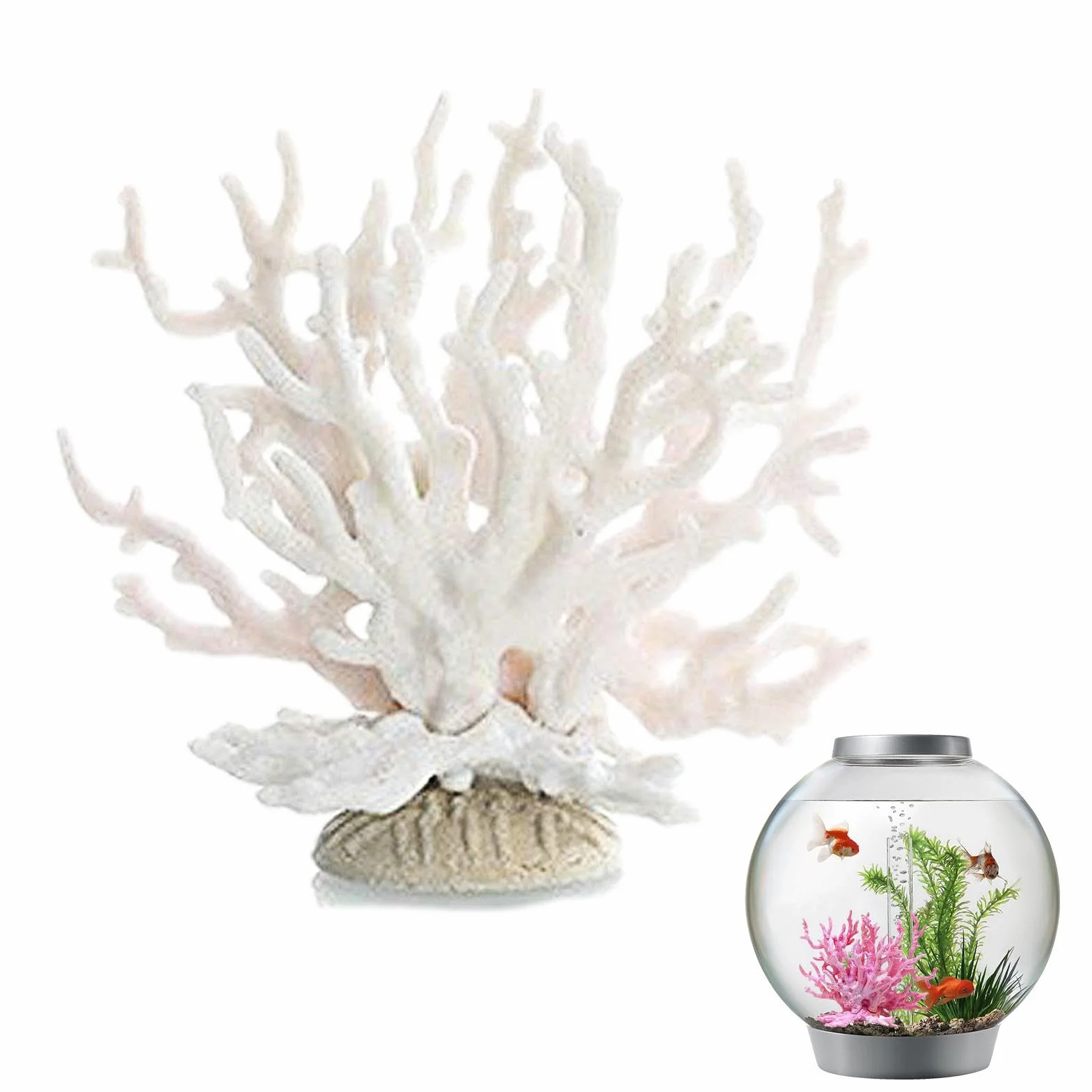 Corail d'aquarium Décor simulation accessoires réservoir poissons multicolore eau douce marine