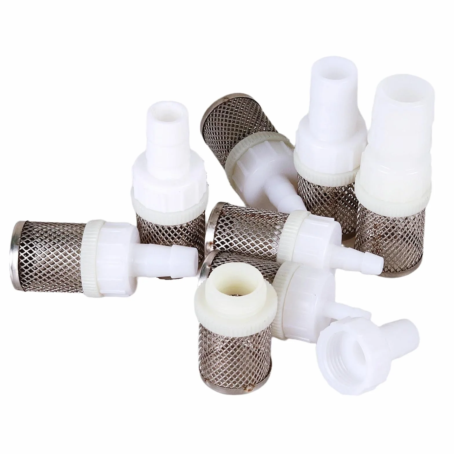 Filtre de Tuyau en Acier Inoxydable, 4 6 8 10 12 14 16 20mm, Protection de la Pompe à Eau d'aquarium, Irrigation Goutte-à-Goutte, Eau agricole, Filtre à Mailles(4mm)