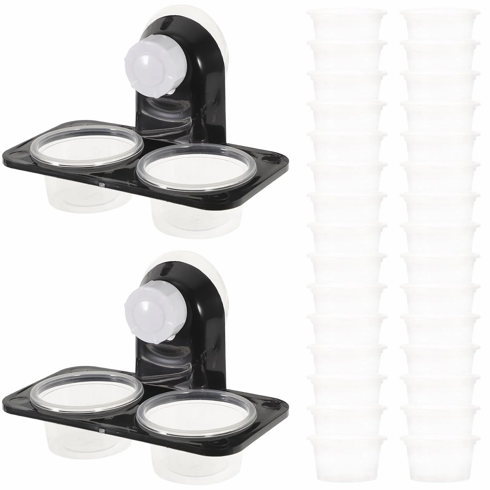 Bol Alimentation Gecko Reptile Feeder Ventouse 32 Tasses Interchangeables
