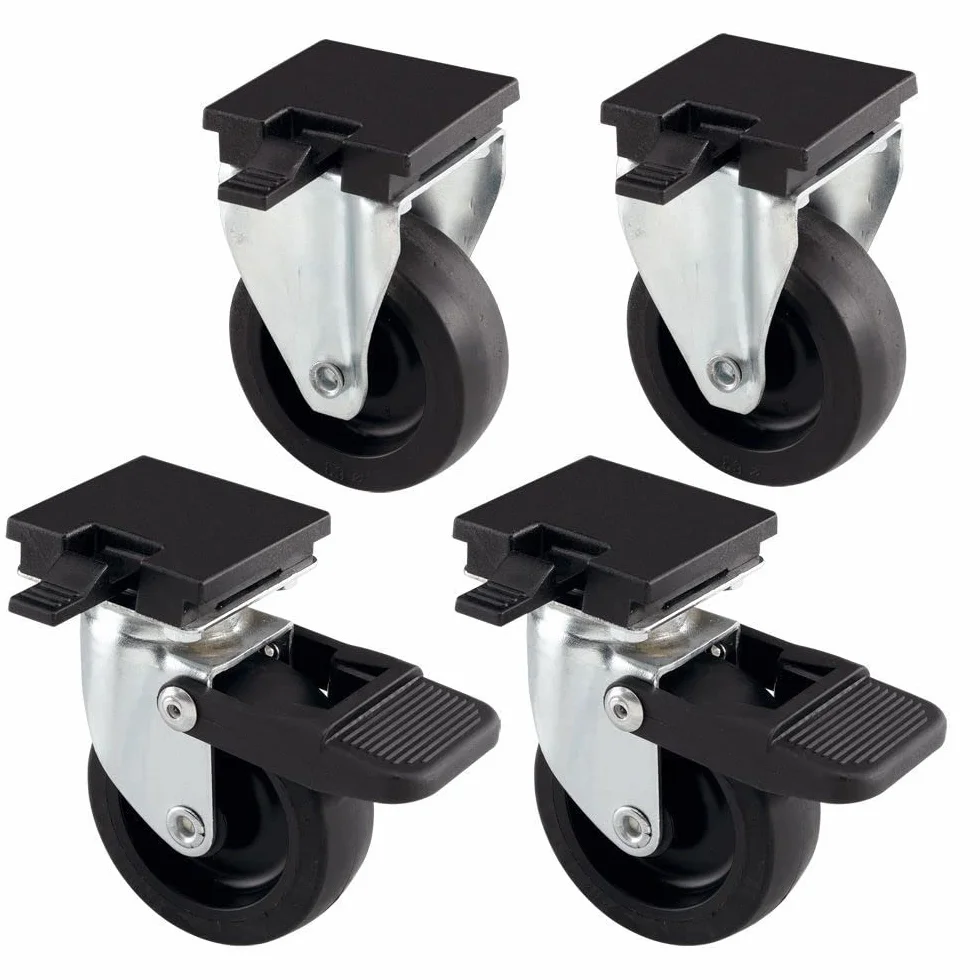 Ferplast L388B KIT 4 WHEELS roulettes pour porte-chien ATLAS 50 60