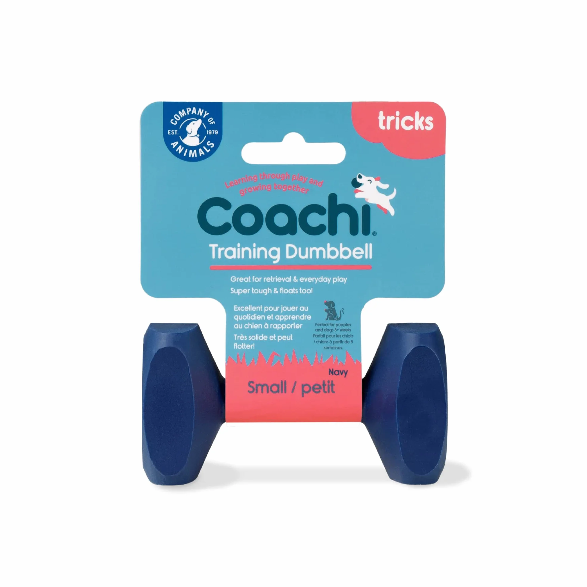 Dumbbell Coachi flotte à lancer dressage chiots chiens chasse accessoire petit chien