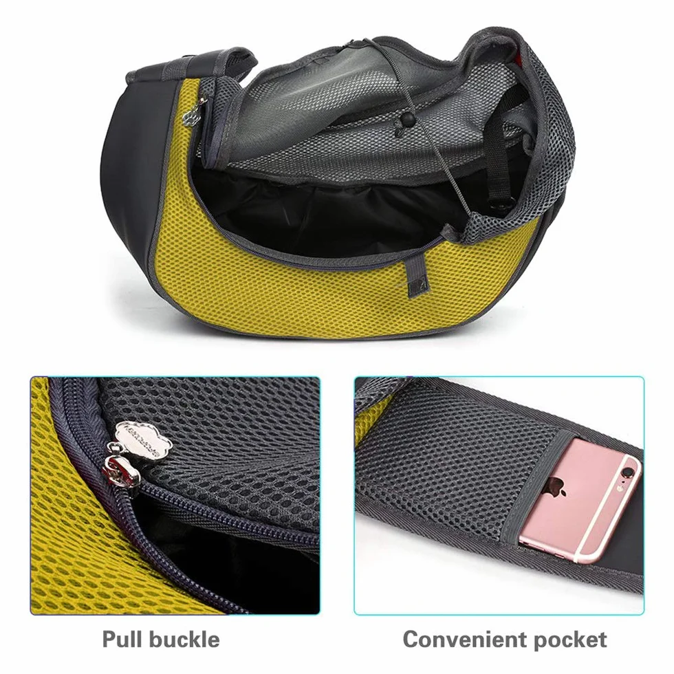 Sac de Transport pour Chat et Chien Bandoulière Épaule Sling