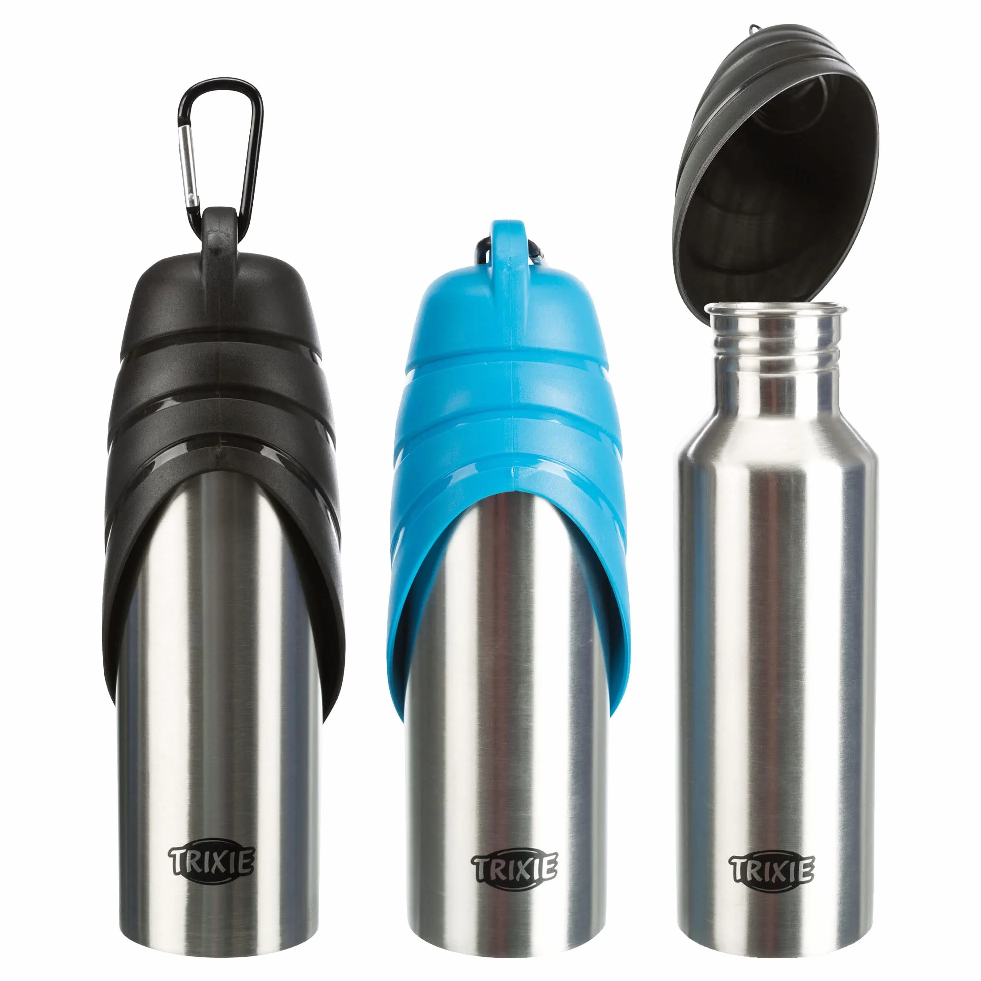 Trixie Gourde avec Écuelle Acier Inoxydable/Plastique 750 ml