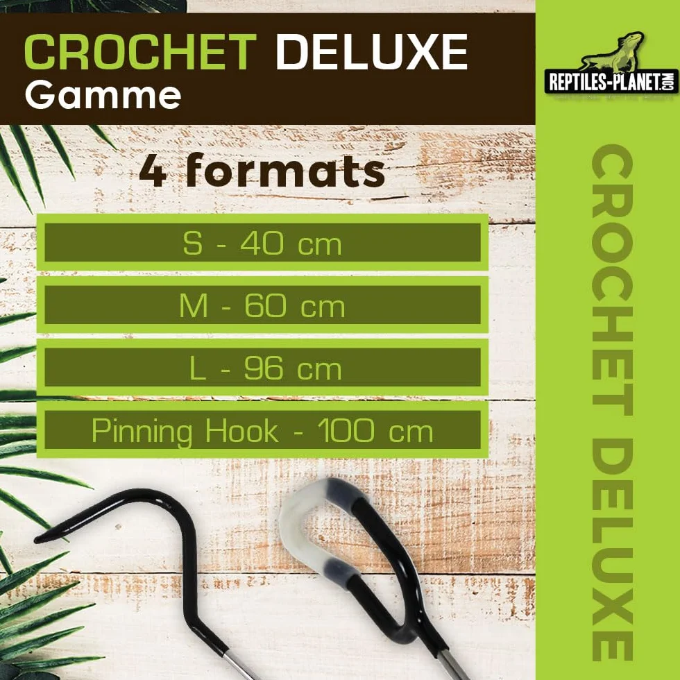 Reptiles Planet Pinning Hook Crochet pour Serpents Venimeux 100 cm