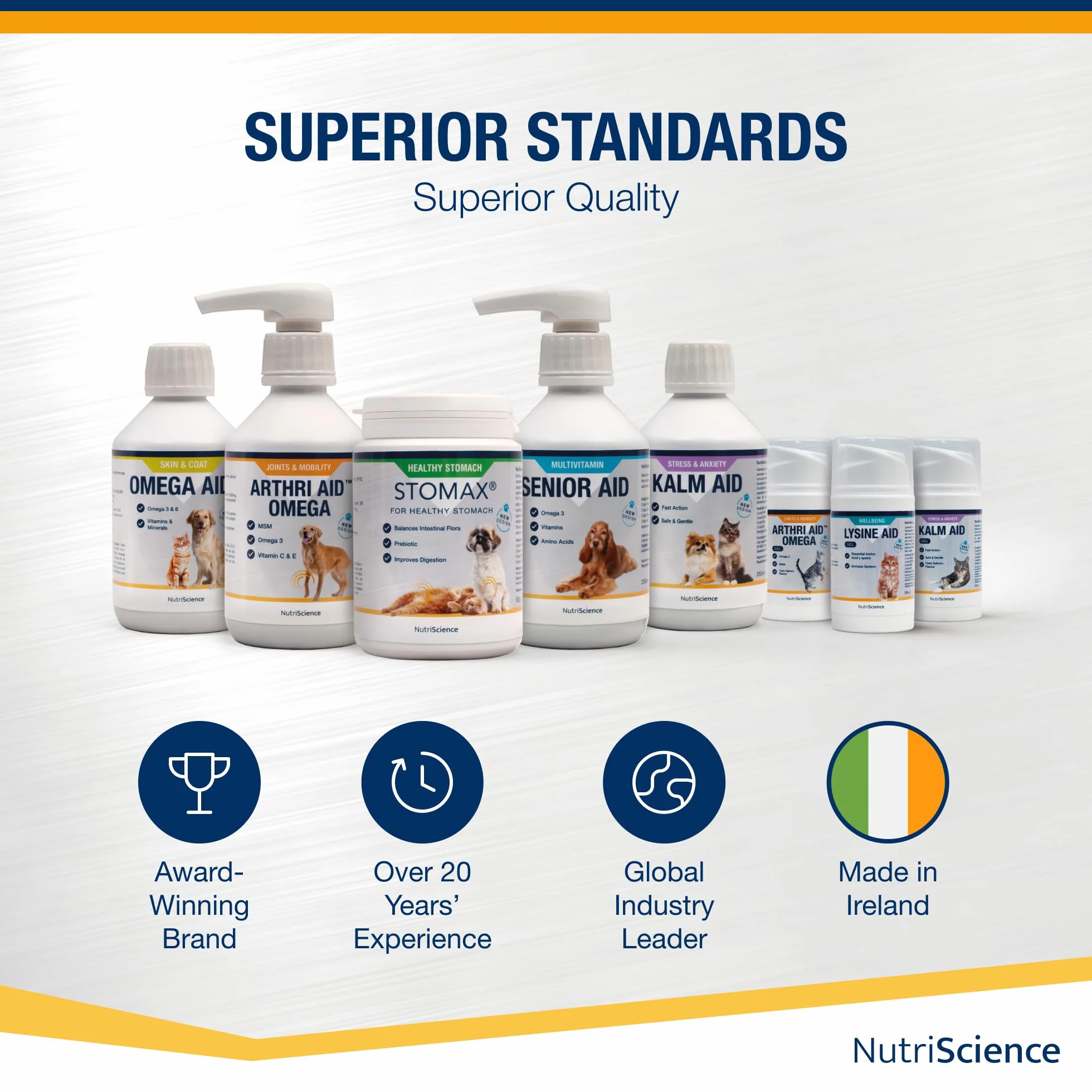 NutriScience ArthriAid Omega Cat Gel Saveur saumon complément articulations chats 50 ml glucosamine chondroïtine MSM oméga 3