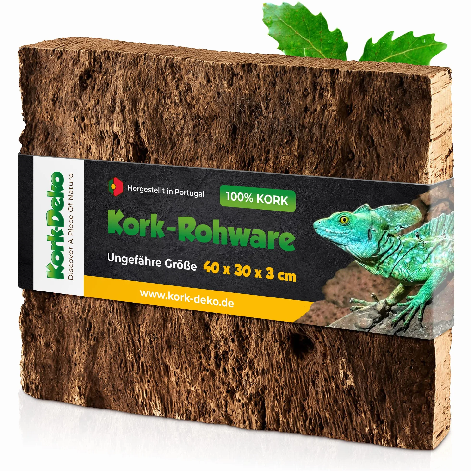 Plaque en liège naturel de chêne 30x40x3 cm non traité pour terrarium rongeurs oiseaux