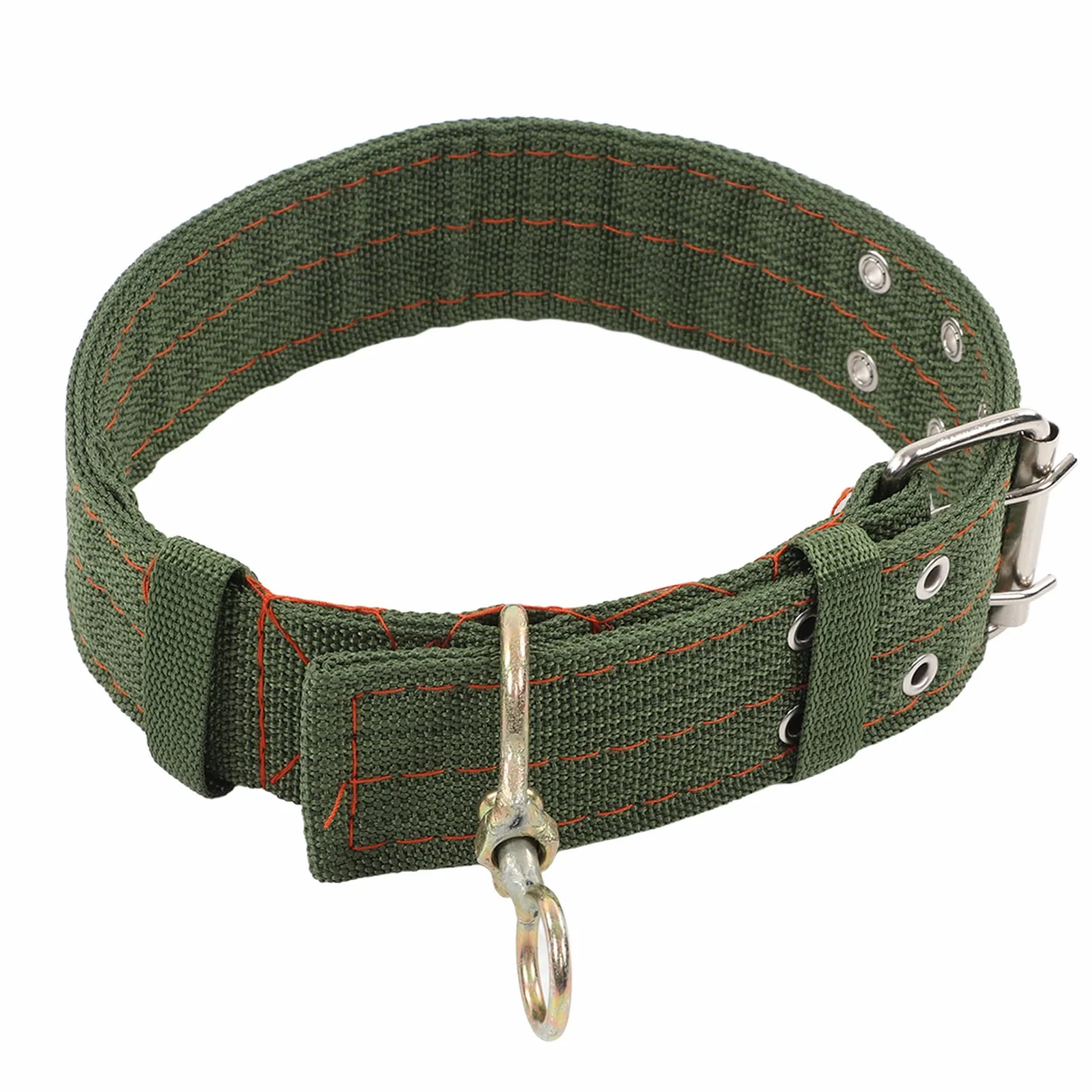 Jiawu Collier de chèvre réglable résistant à l'usure avec boucle ardillon à double rangée pour animaux de la ferme