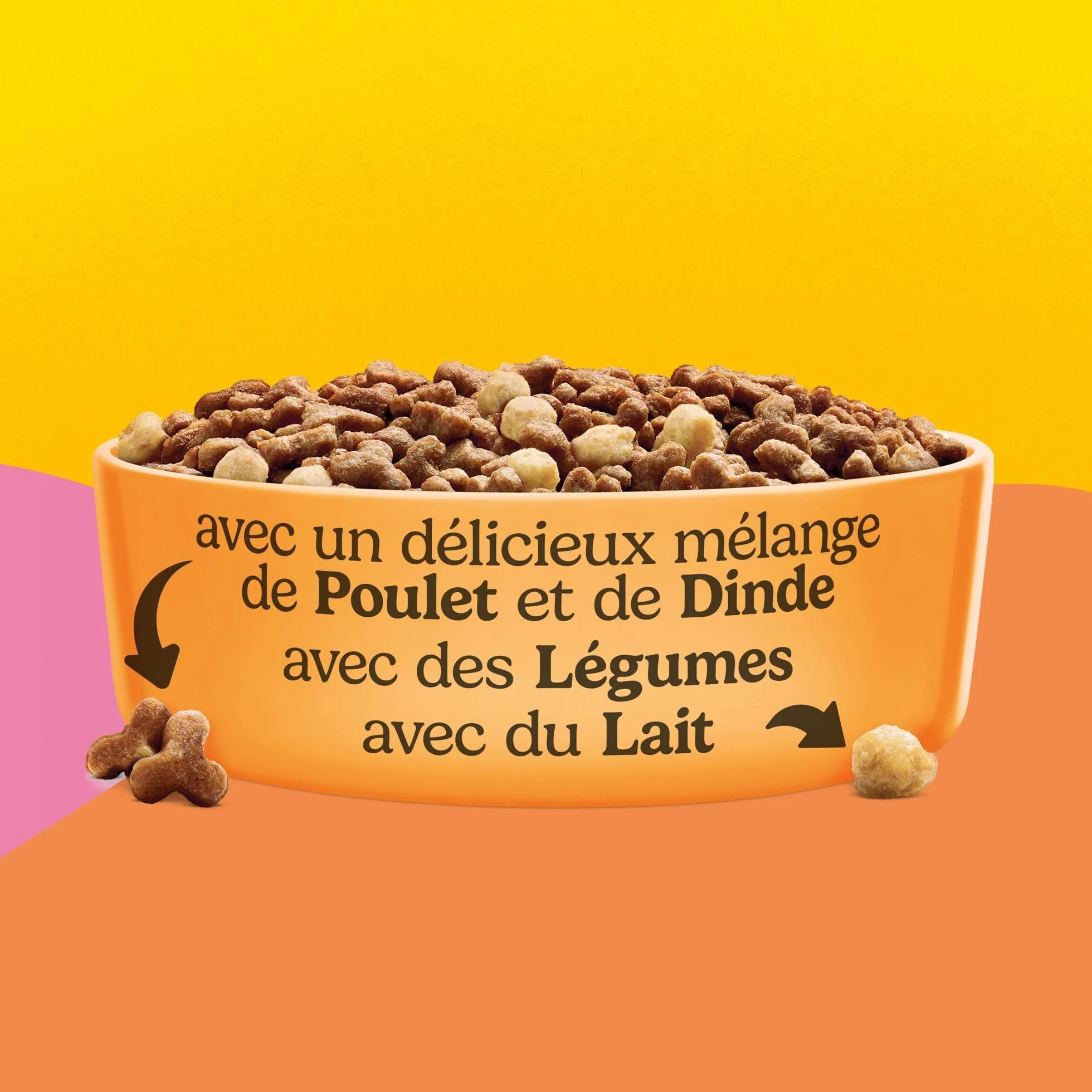 FRISKIES JUNIOR Croquettes complètes pour Chatons Poulet Lait Légumes 1,5 kg