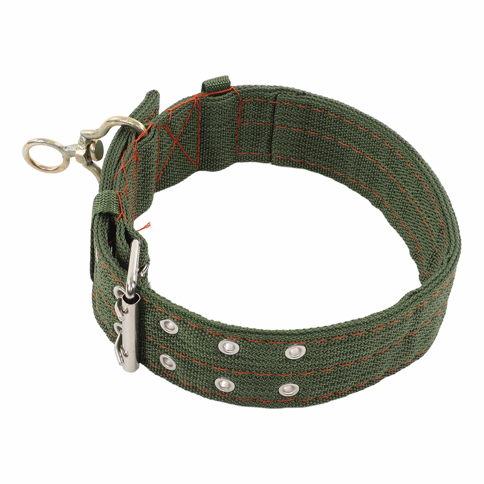 Jiawu Collier de chèvre réglable résistant à l'usure avec boucle ardillon à double rangée pour animaux de la ferme