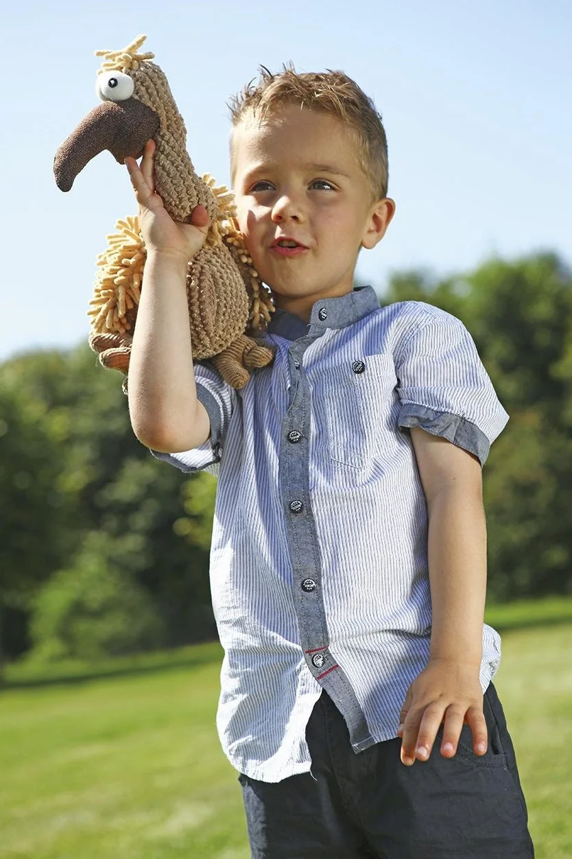 TRIXIE Gustav peluche pour chien avec couineur 28 cm lavable en machine