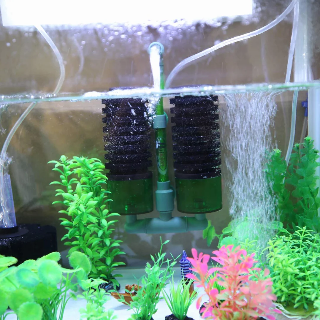 Huijukon Filtre Exhausteur Aquarium 30-250L