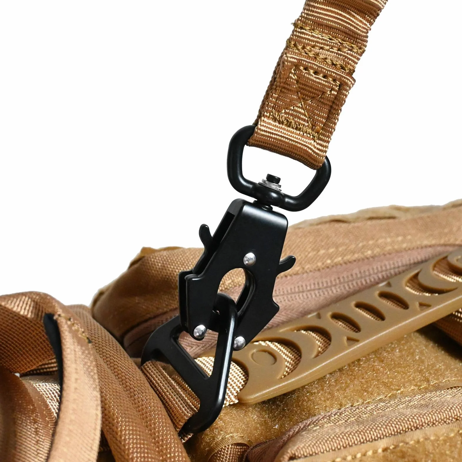 Connecteur de laisse pour animaux de compagnie – rotatif pour chien, clip à boucle en métal, crochet à libération rapide | Formation marche, marche, aventure en plein air, matériel de