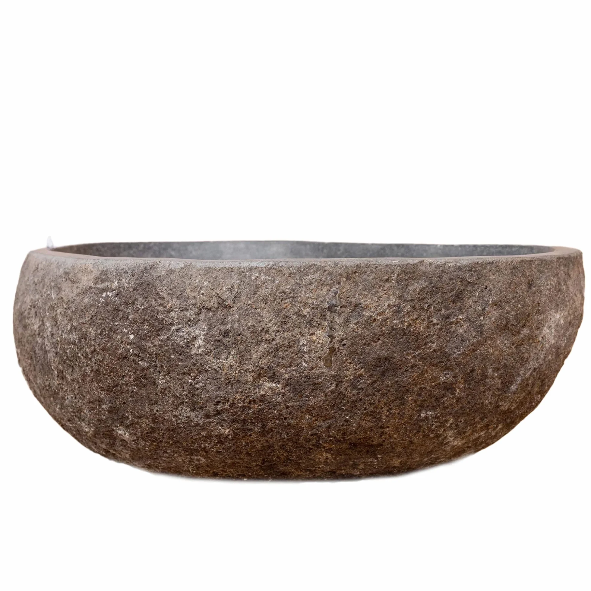 ART-CRAFT Steintrog Abreuvoir en pierre naturelle 25 cm résistant au gel pièce unique 7-9 kg