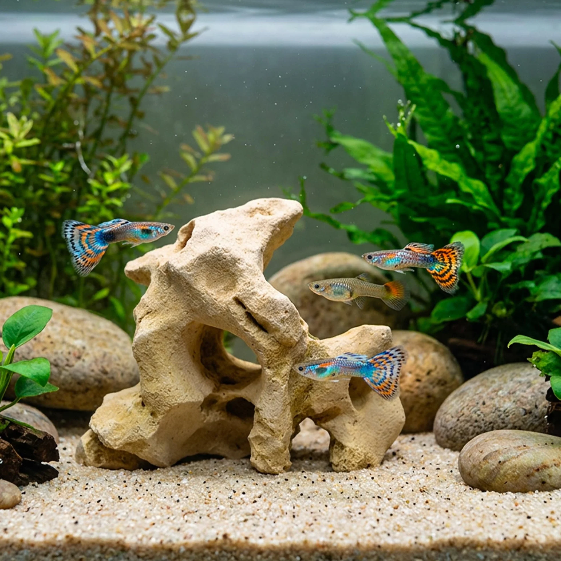 Roche Gallura Décoration Aquariophilie Beige Taille S