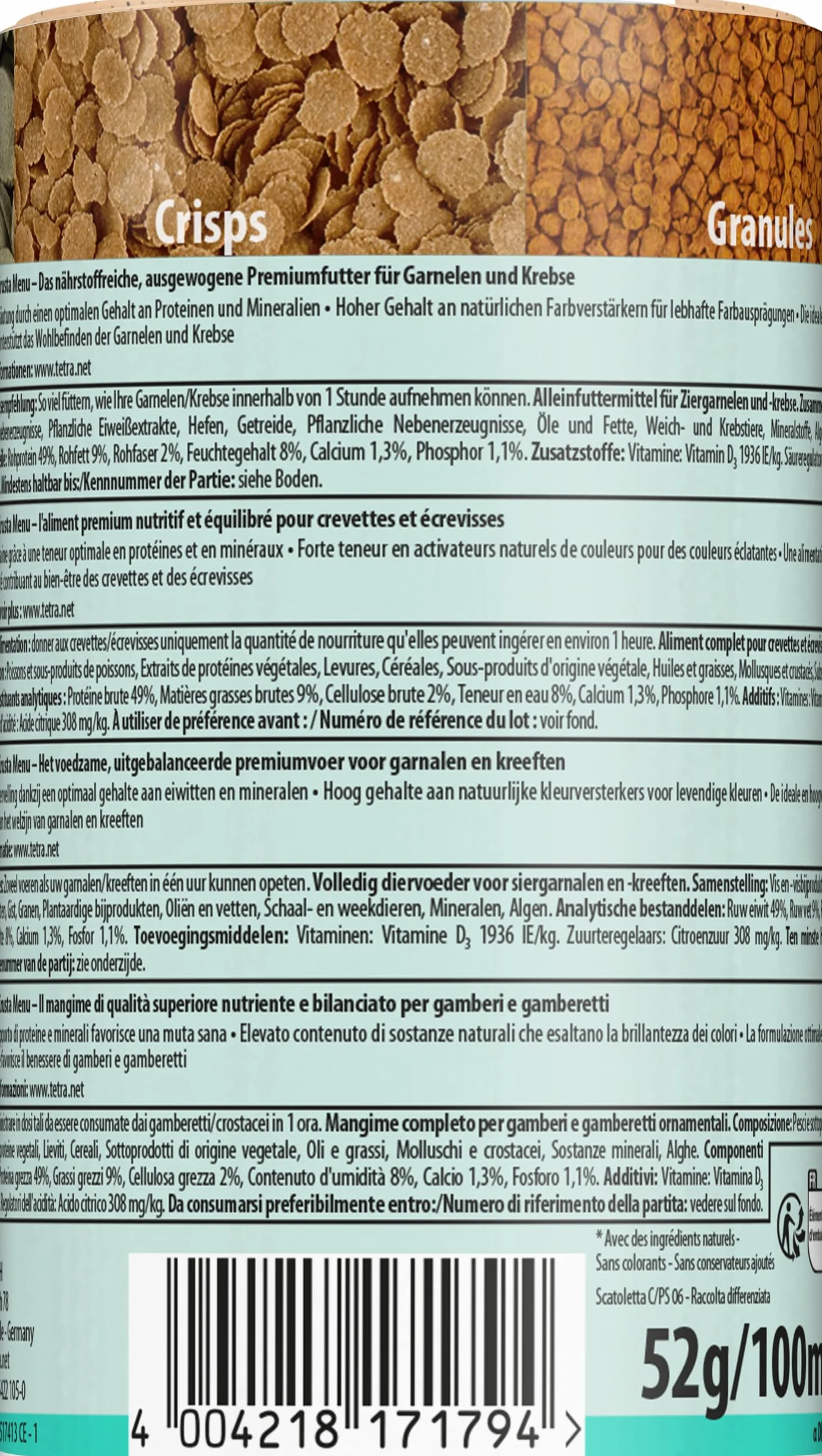 Tetra TetraCrusta Menu 171794