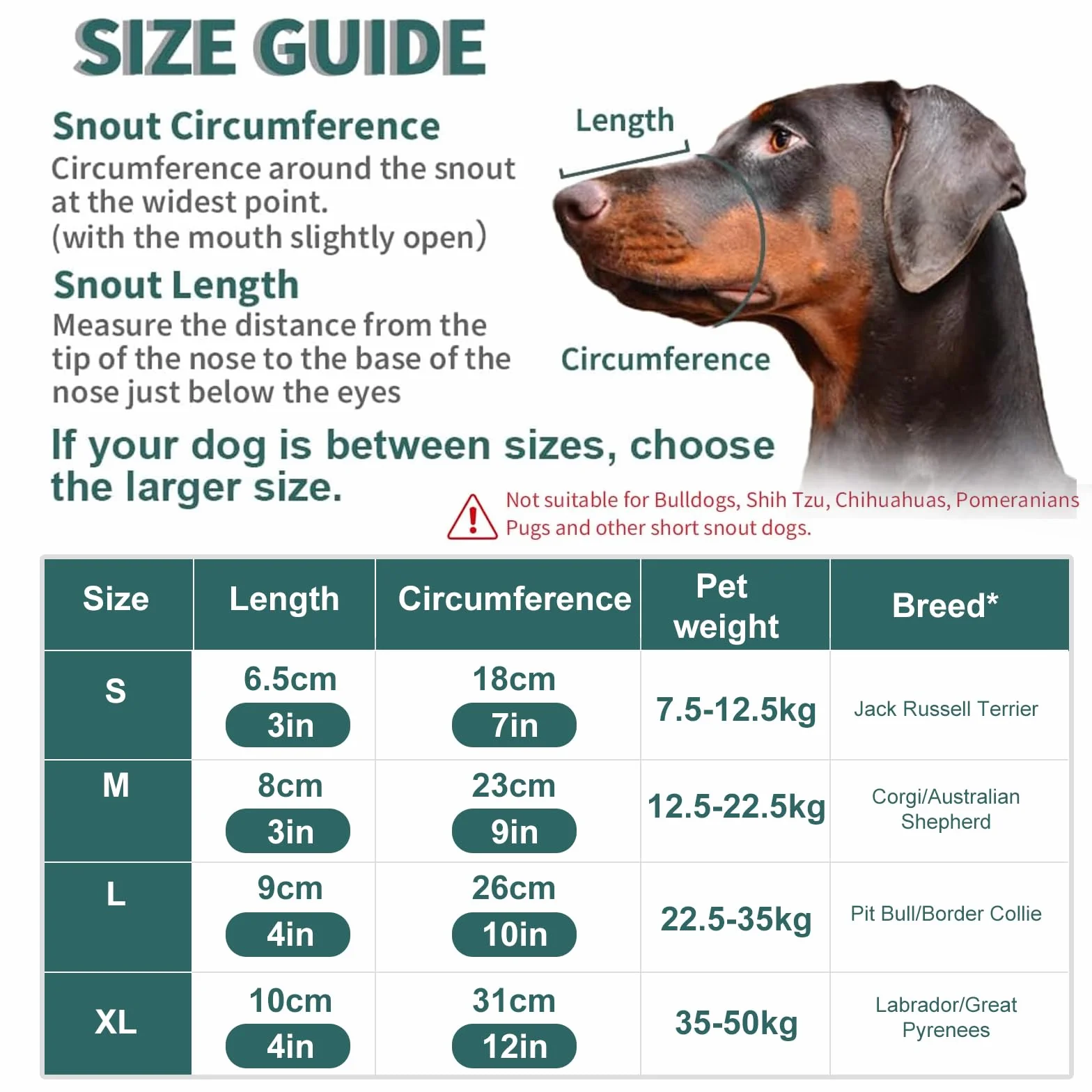 PETCUTE Muselière pour Chien,Réglable Museau de Chien avec Bande Réfléchissante,Mieux prévenir Les morsures, mâcher et aboyer Museau,Muselière pour Petits Chiens,pour Moyens Et Grands Chiens