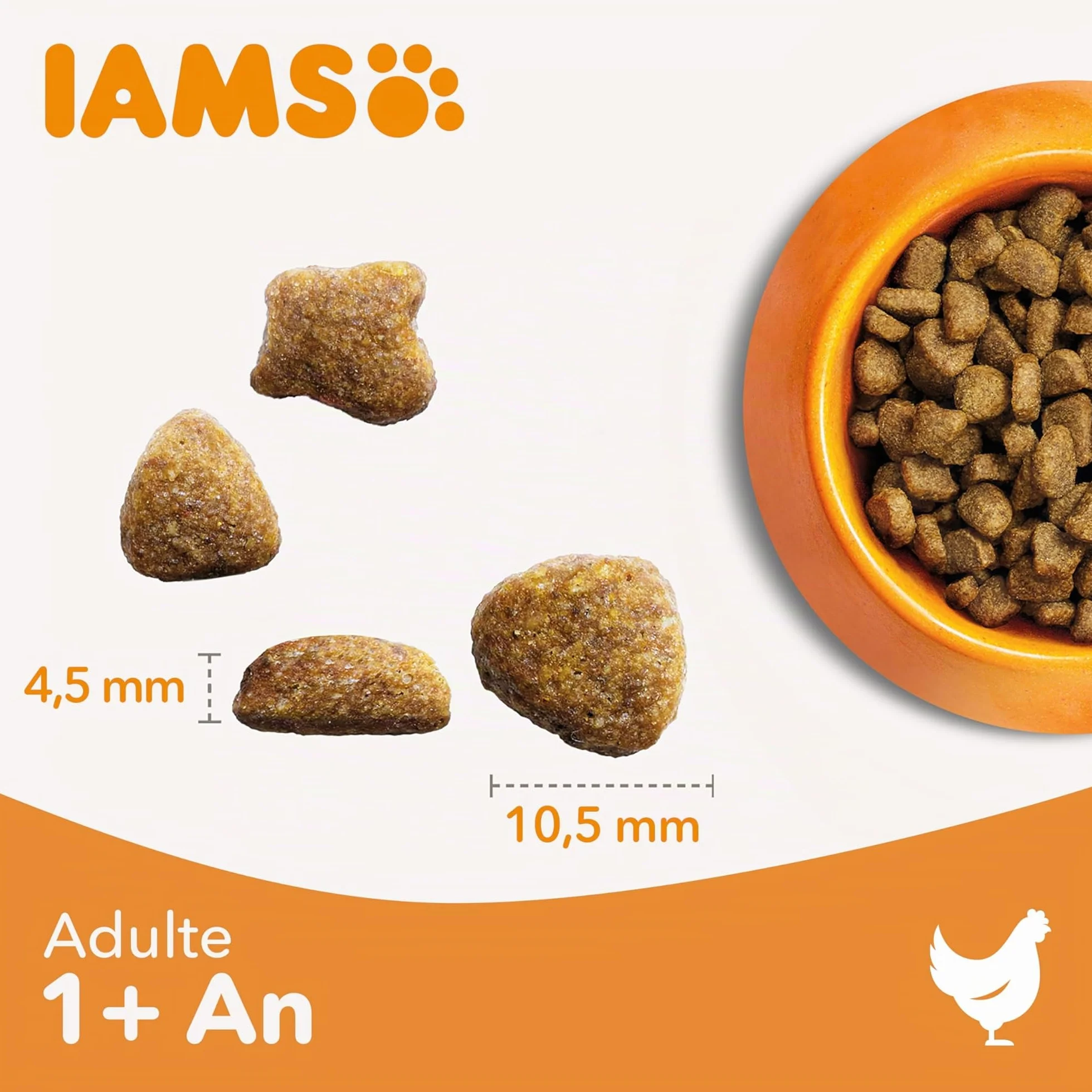 IAMS Advanced Nutrition Chat Adulte Digestion Sensible Alimentation sèche à la Dinde 10kg