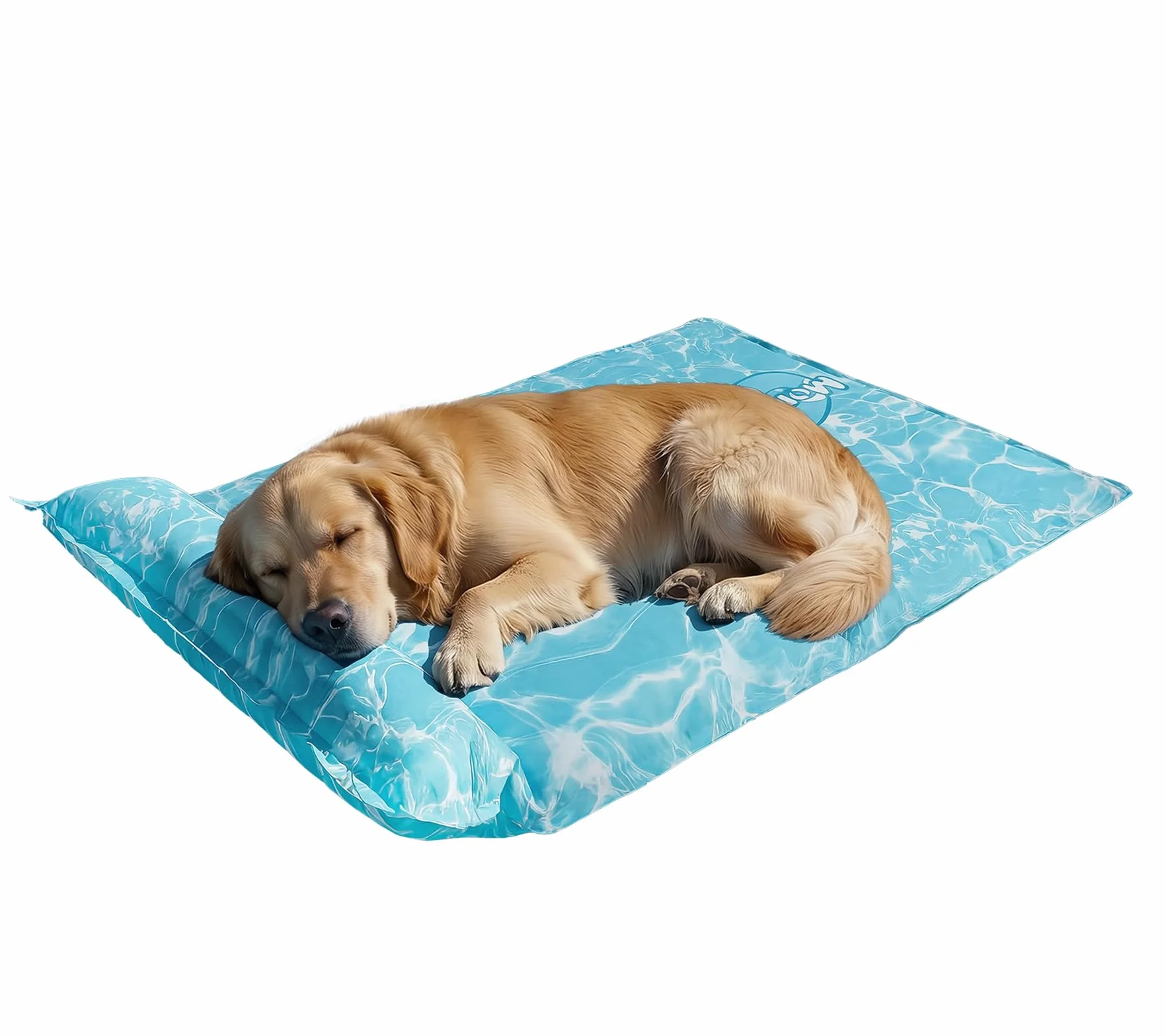 Pawtasy Tapis Rafraîchissant pour Chien XL 100x60 cm, Gel Auto-Rafraîchissant, Étanche