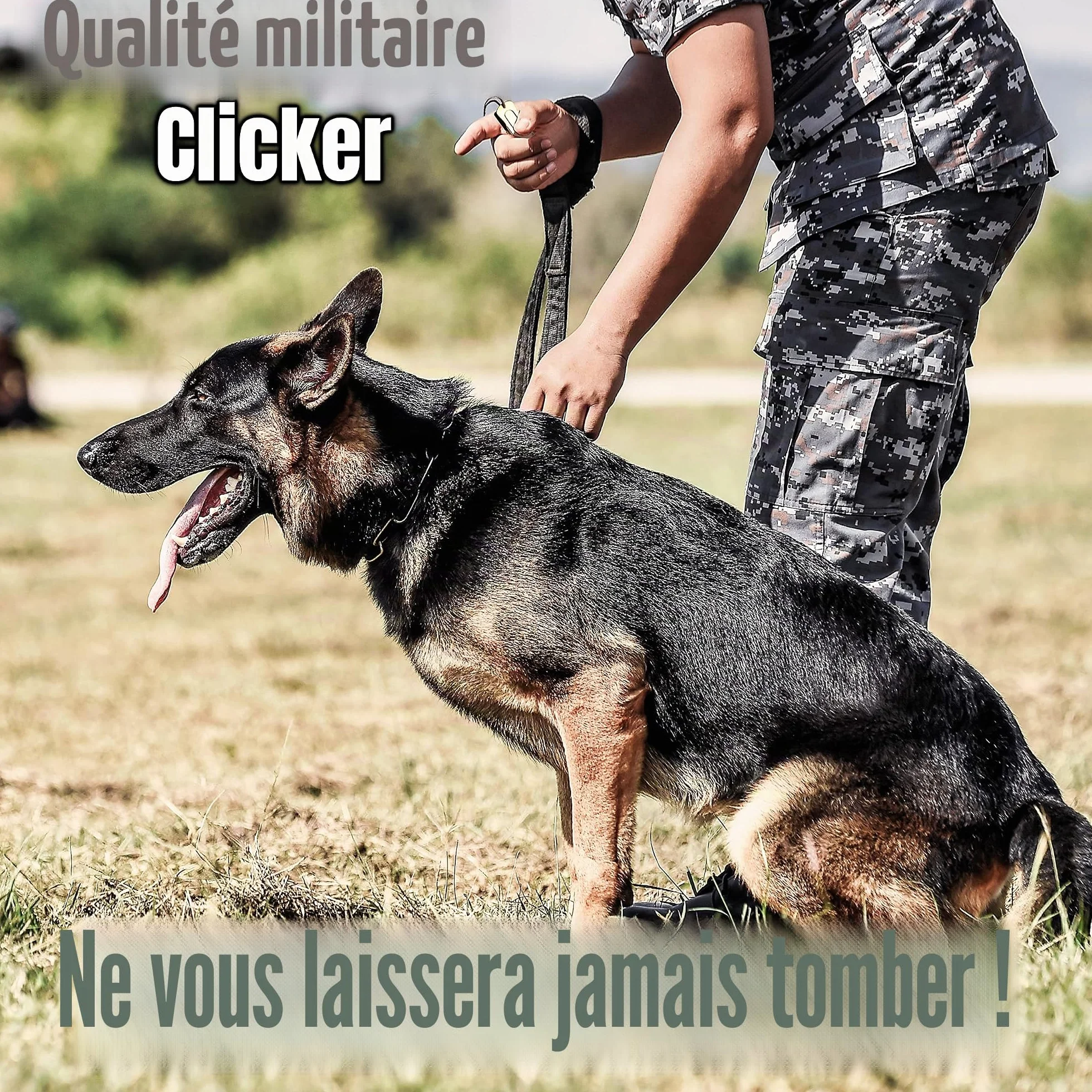 Mythrojan Brass and Steel Pet Training Clicker Puppy Dog Training Dog Clicker Cricket Clicker U.S. Engraved WII Military Gear Metal Clicker