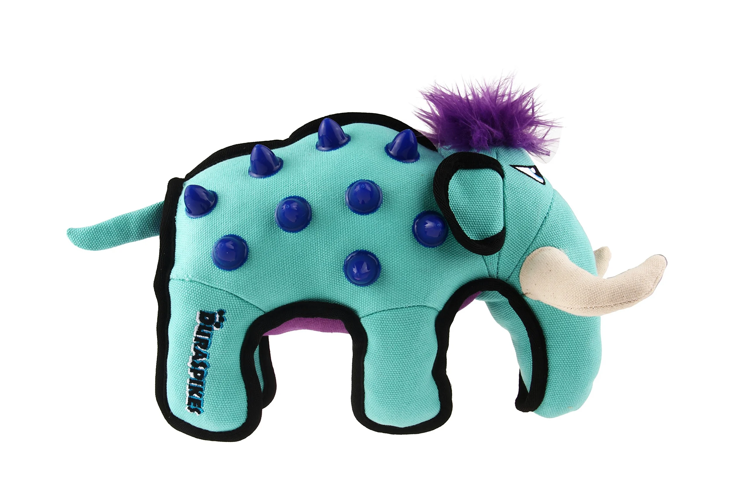 GiGwi Duraspikes Jouet à mâcher interactif pour Chien Bleu Clair Éléphant Jouet à mâcher pour Les mâcheurs durs
