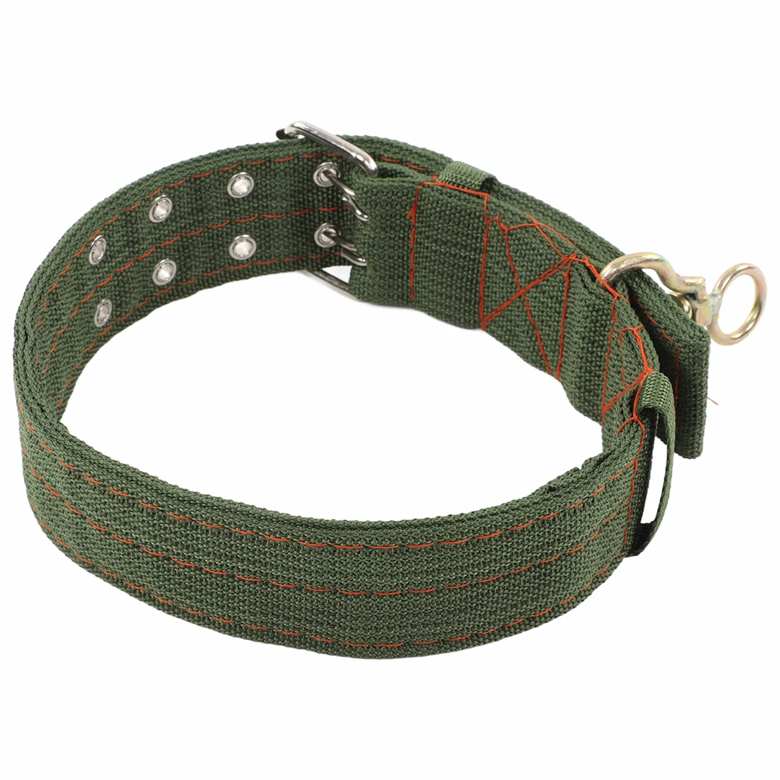Jiawu Collier de chèvre réglable résistant à l'usure avec boucle ardillon à double rangée pour animaux de la ferme