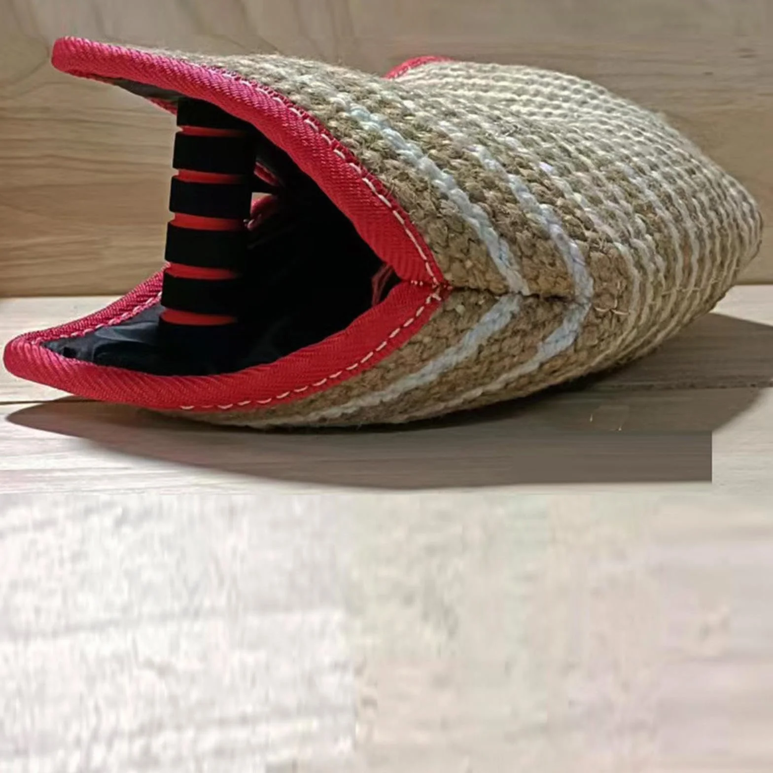 Coussin de Morsure Chien Multifonction Dressage Portable Manchons Dentition Poignées Jouet Mâcher