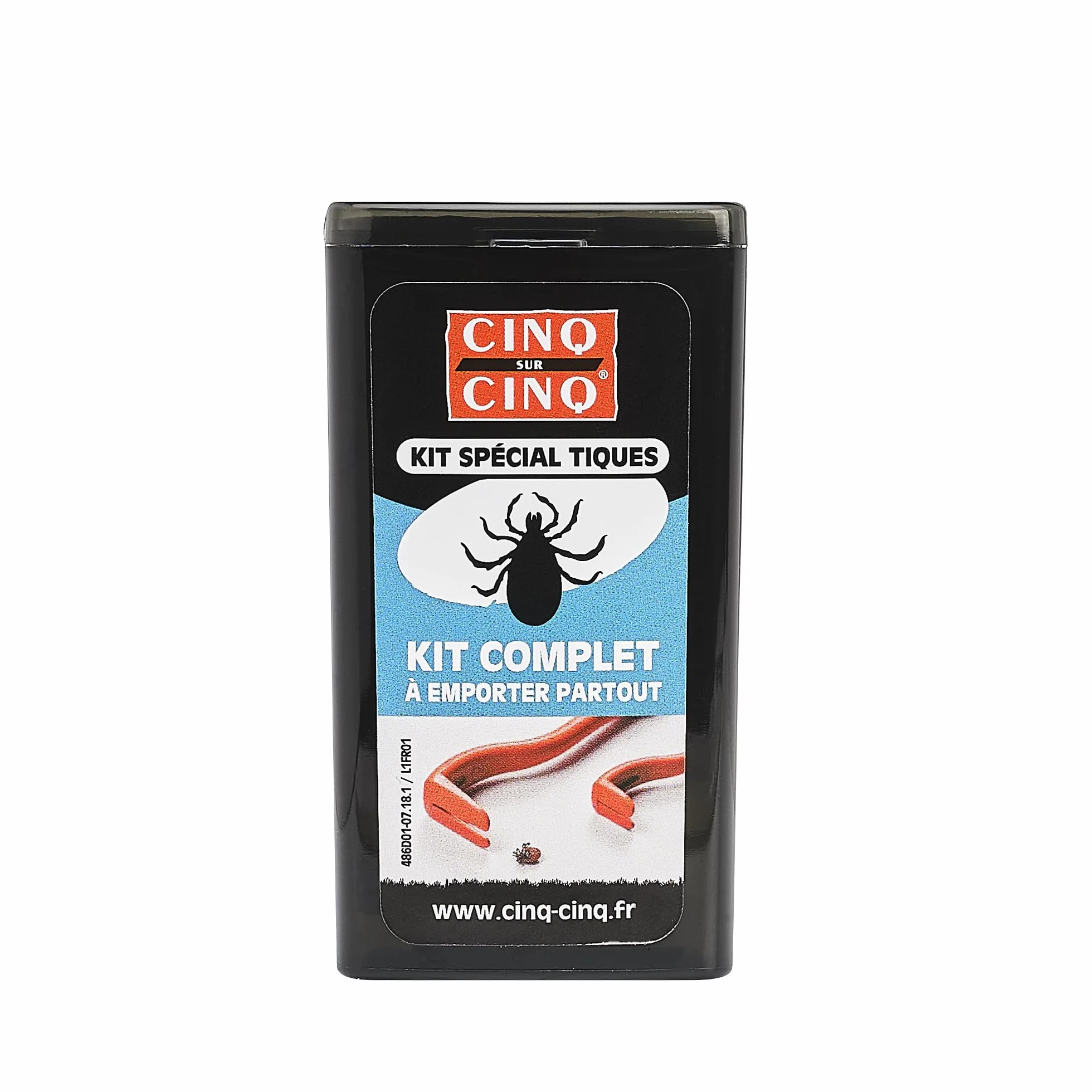CINQ SUR CINQ Kit Spécial Tiques 2 Tire-Tiques 2 Lingettes Nettoyantes 4 Pansements