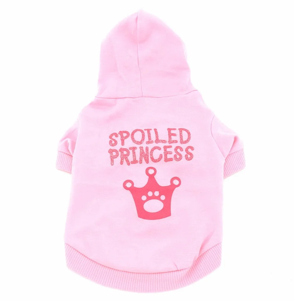 Sweat à capuche pour petit chien rose taille XS chihuahua yorkshire caniche
