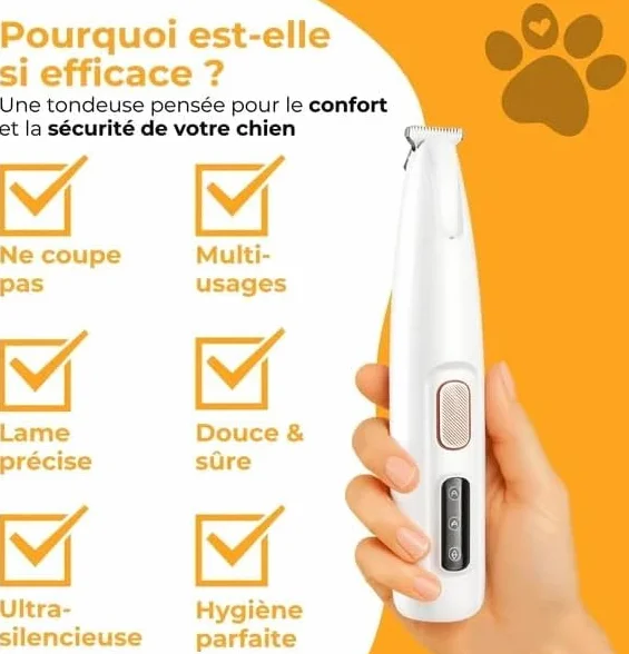Tondeuse de toilettage GrosMatou Douceur Sécurité