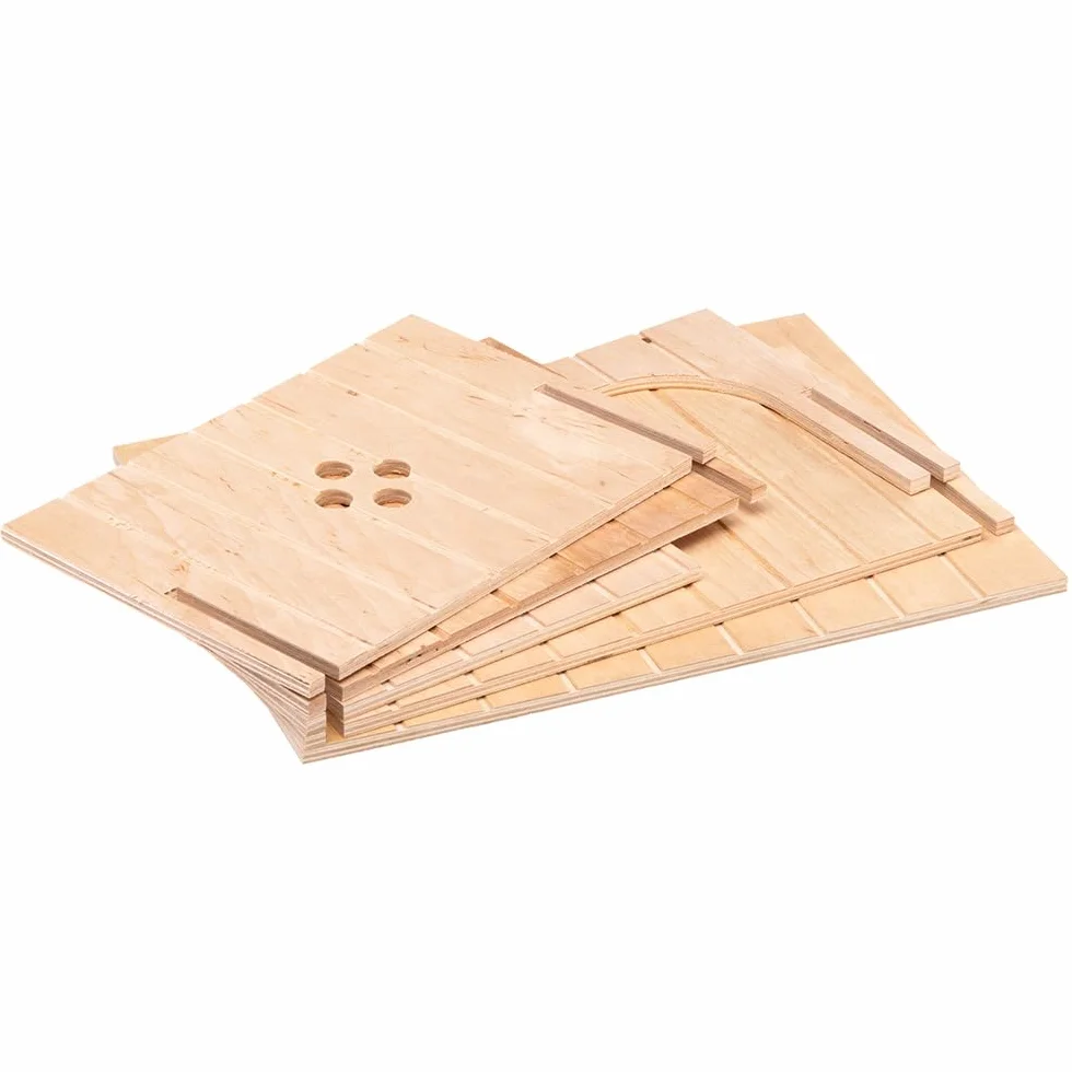 Ferplast Maison en Bois pour Lapins Cochons d'Inde Hamsters Sin 4647 FSC 37x27,7xH20 cm Taille XL