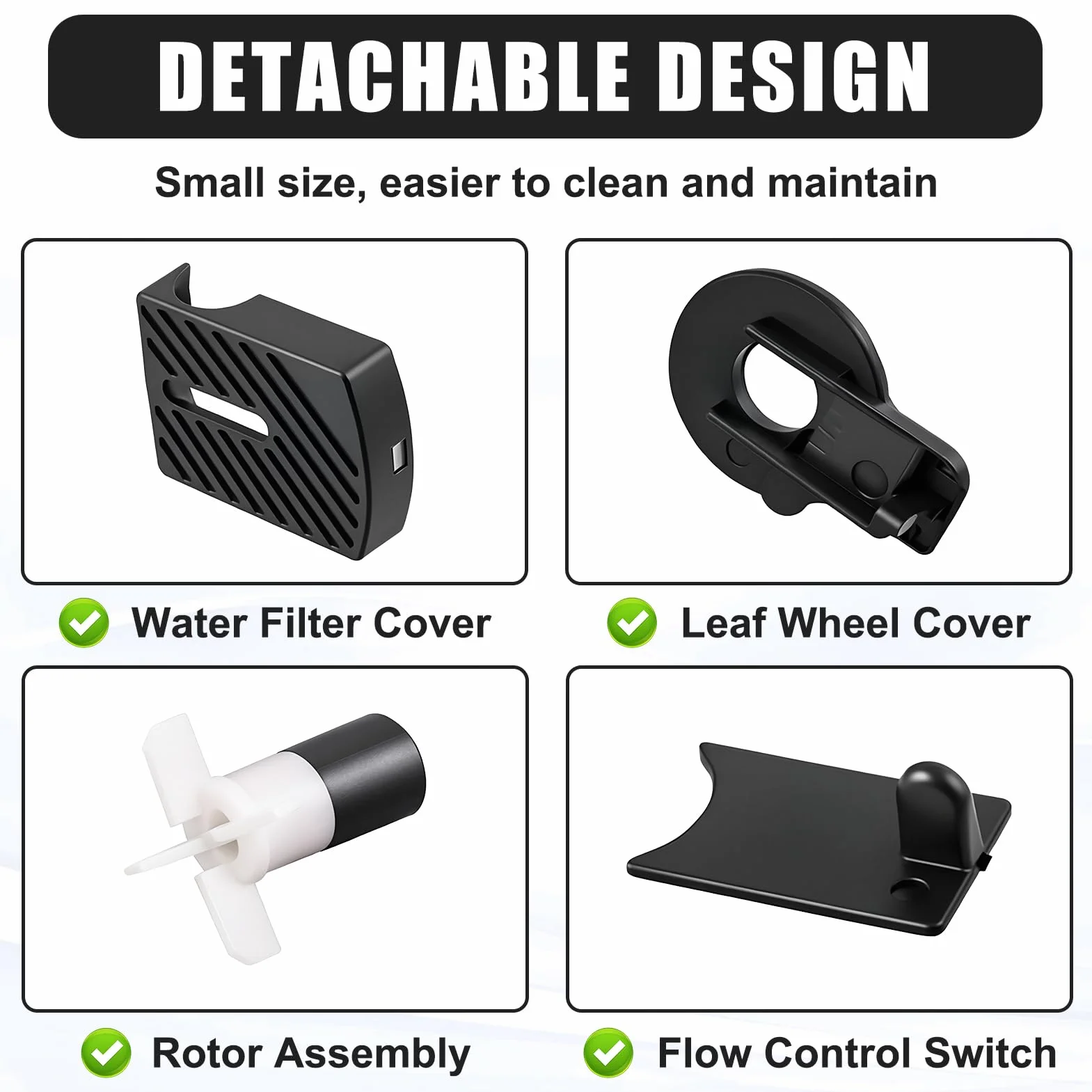 Pompe à Eau Submersible 3.5W 200L/H Ultra-Silencieuse 1.5M pour Aquarium Bassin Fontaine