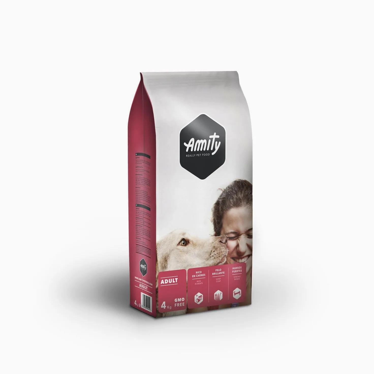 Générique Amity - Croquettes Nutritives et Savoureuses au Poulet pour Chien Adulte, Sac 4kg