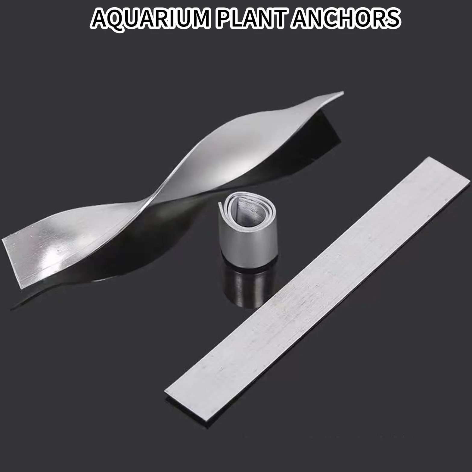 NEUSID Lot de 31 poids pour plantes d'aquarium en métal flexible 13 x 1,5 cm
