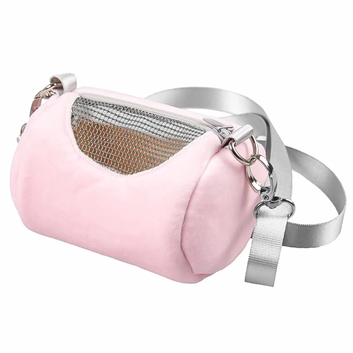 Sac de transport pour hamster de voyage chaud avec sangles réglables pour petits animaux