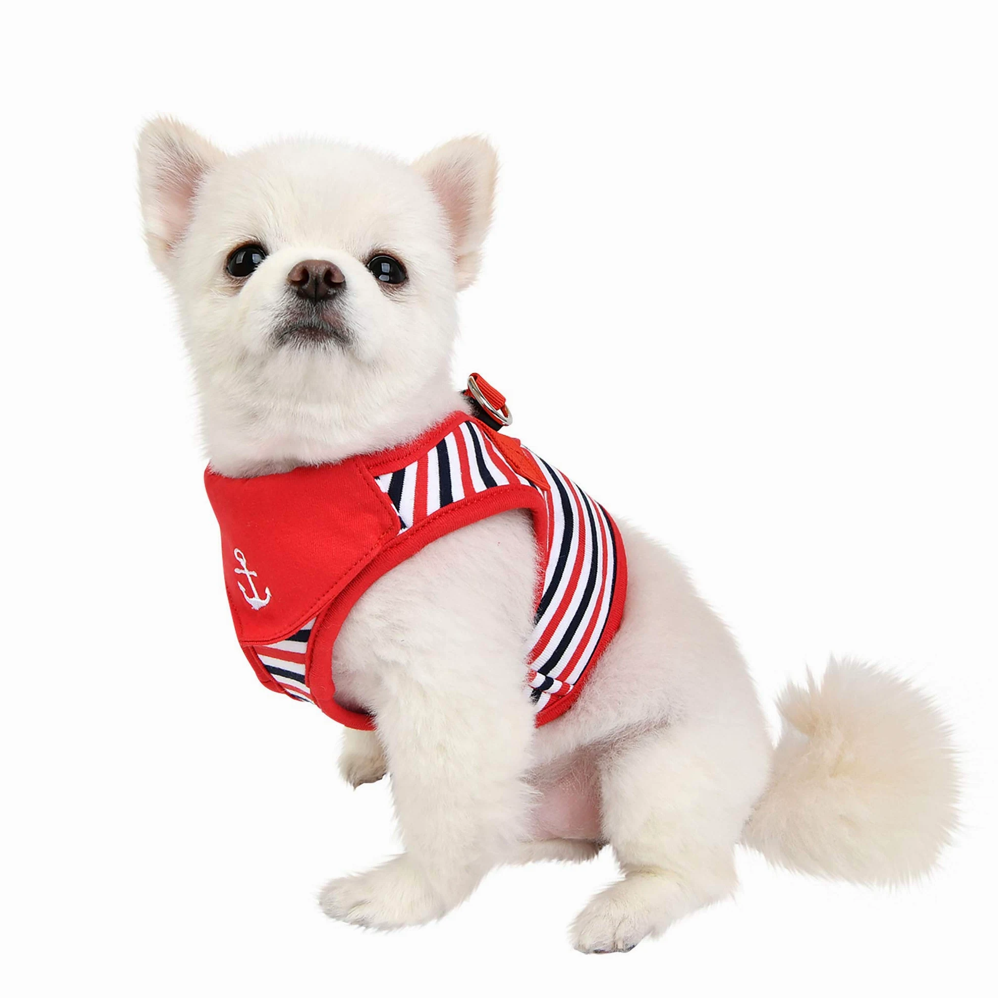 Puppia Seaman Harness B Harnais pour Chien Rouge Taille L