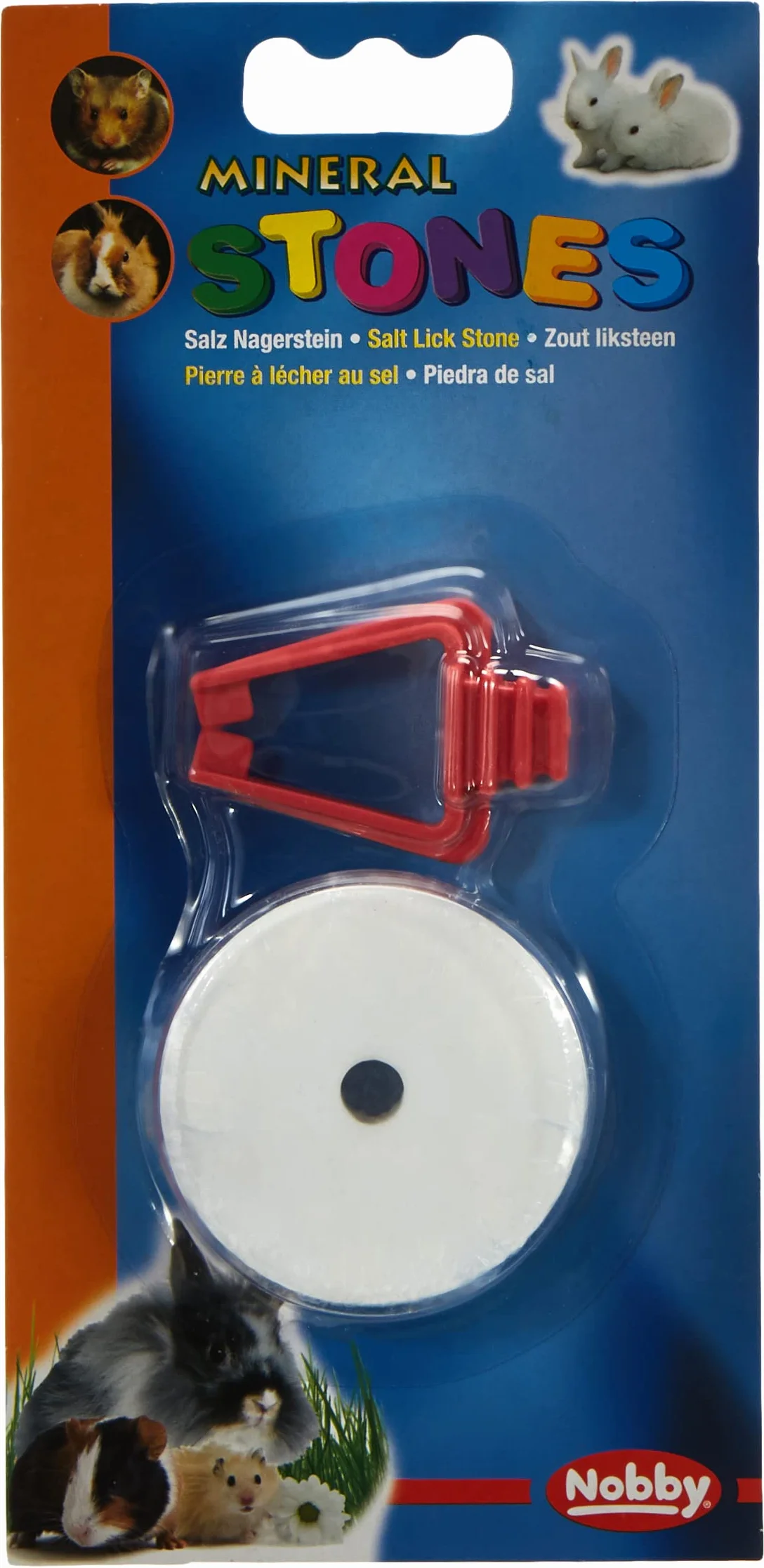 Nobby Roue Sablée avec Attache pour Rongeur Blanc Taille M