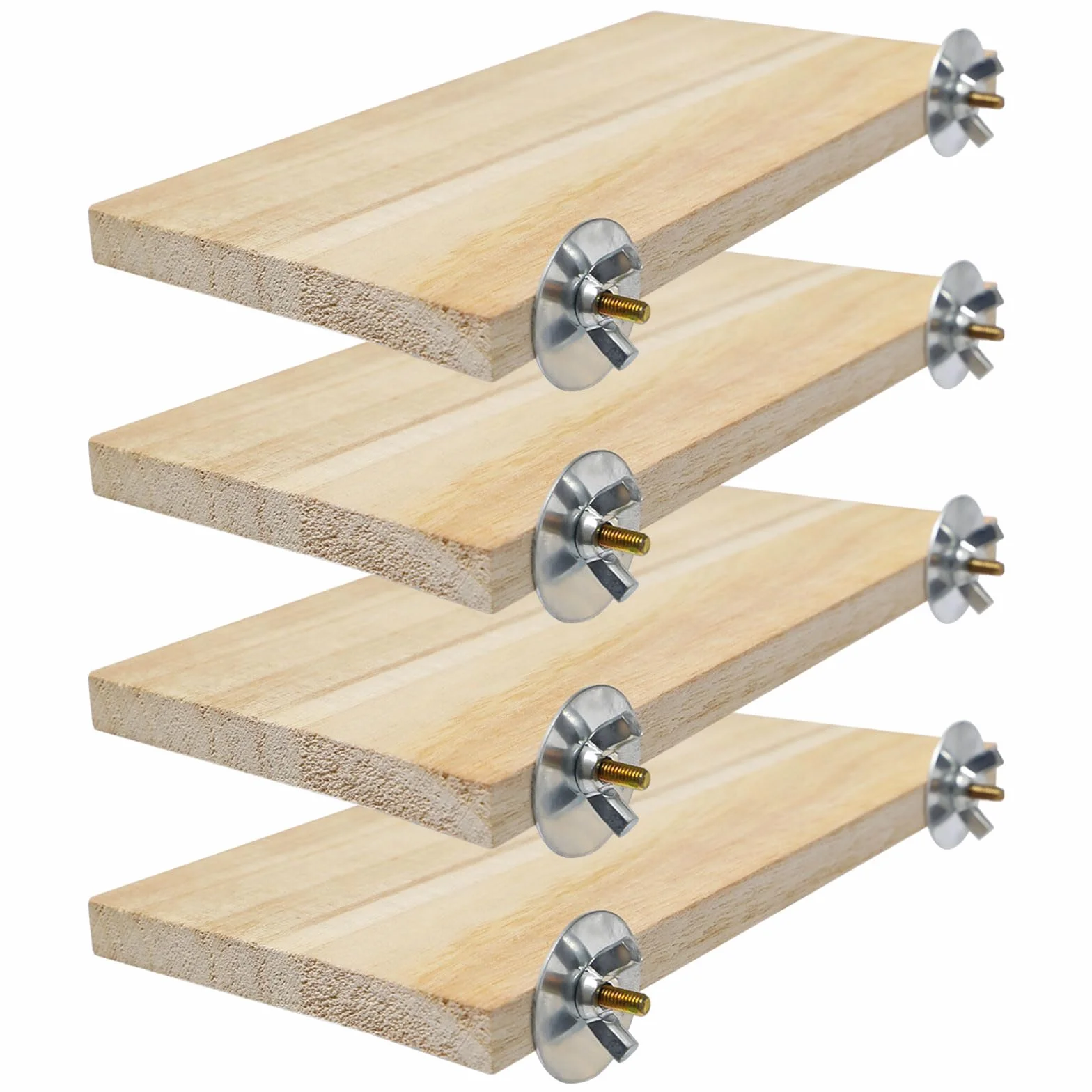 Perchoirs en Bois pour Oiseaux Plate-Forme de Repos pour Perroquets Chinchilla Hamsters Gerbilles