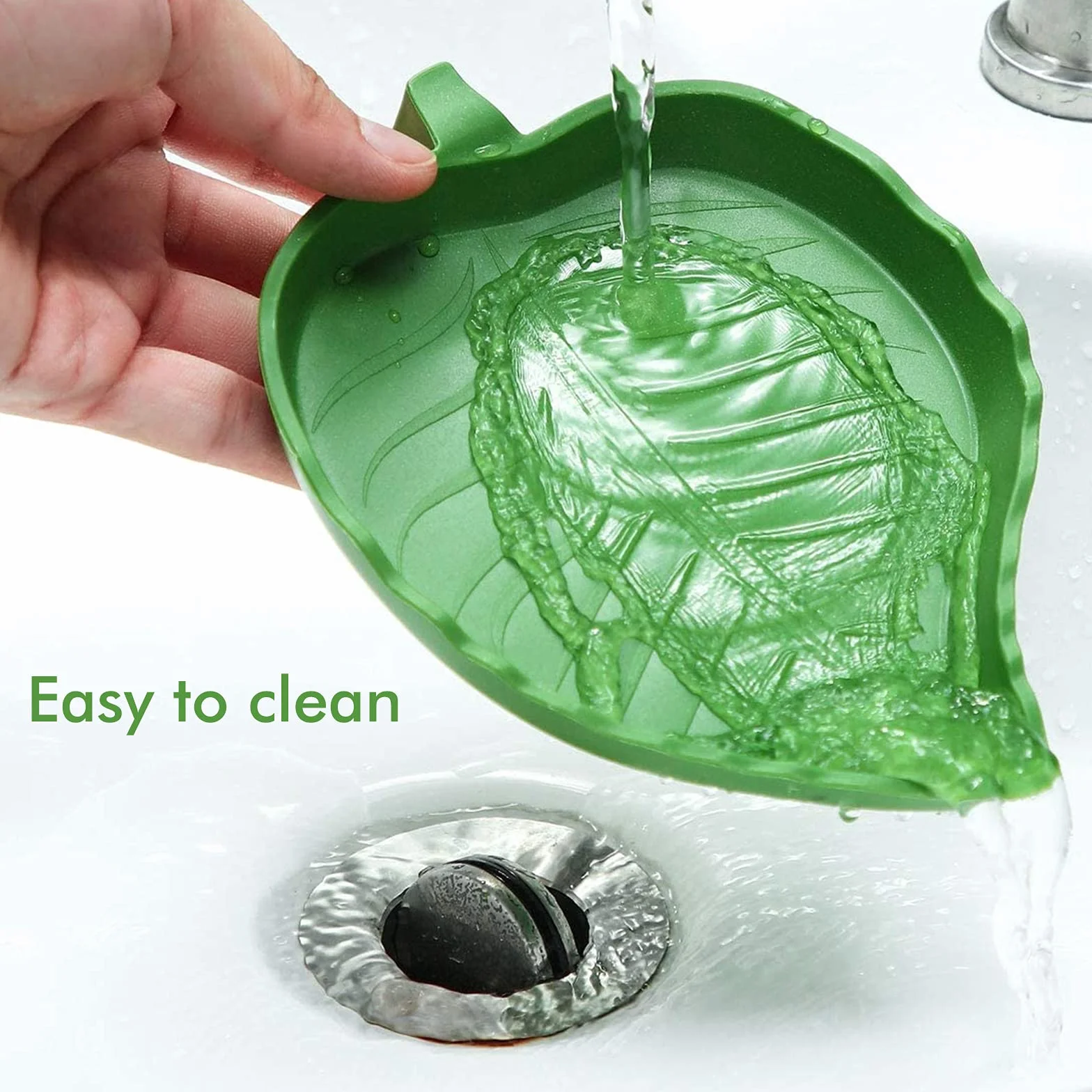 Abreuvoir Tortue Plat Reptile 2 Pièces Bol d'eau pour Petits Animaux Domestiques Lézard Araignée Scorpion Vert