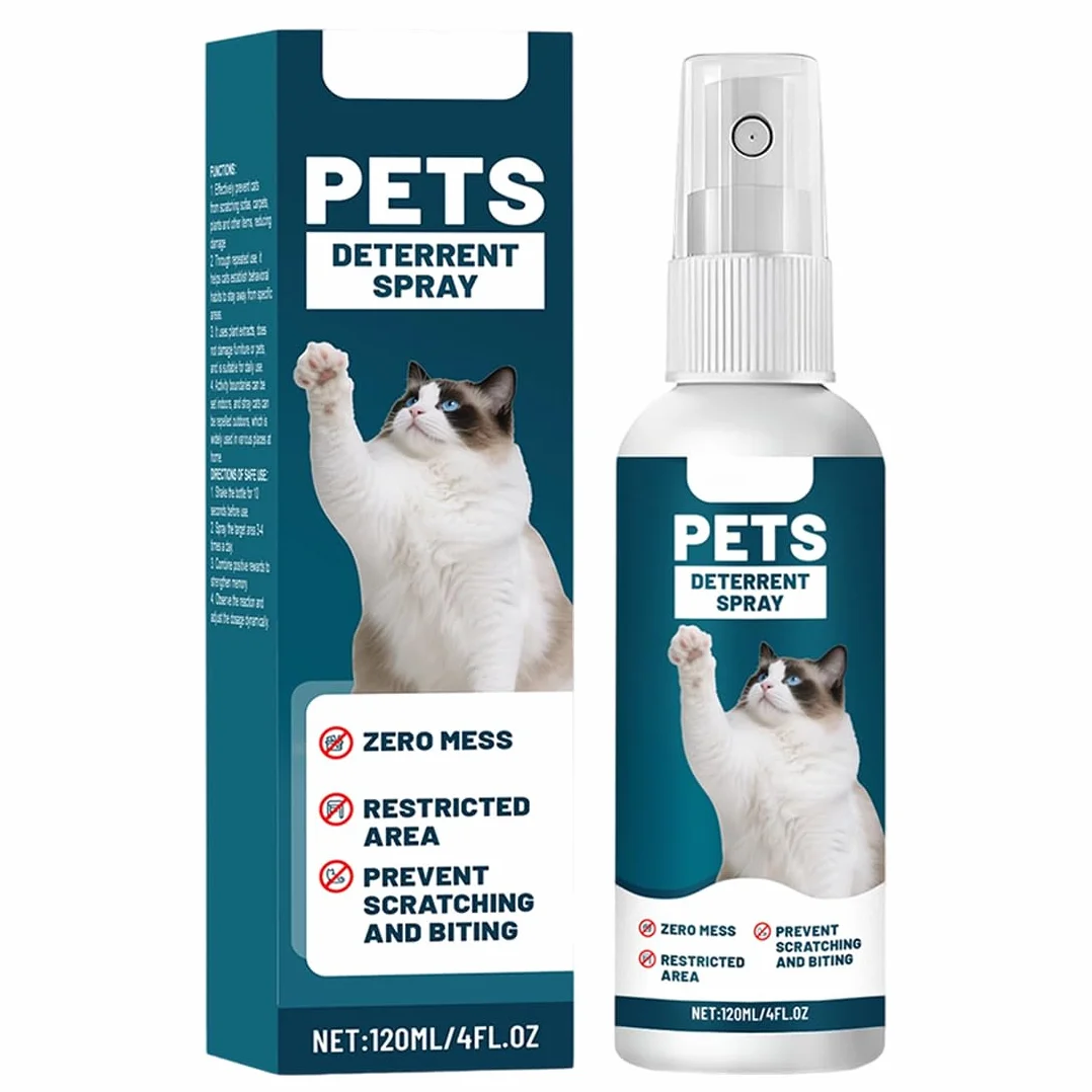 EIHI Spray Répulsif Chat Anti-Griffage 120ML Protecteur Meubles Anti-Rayures