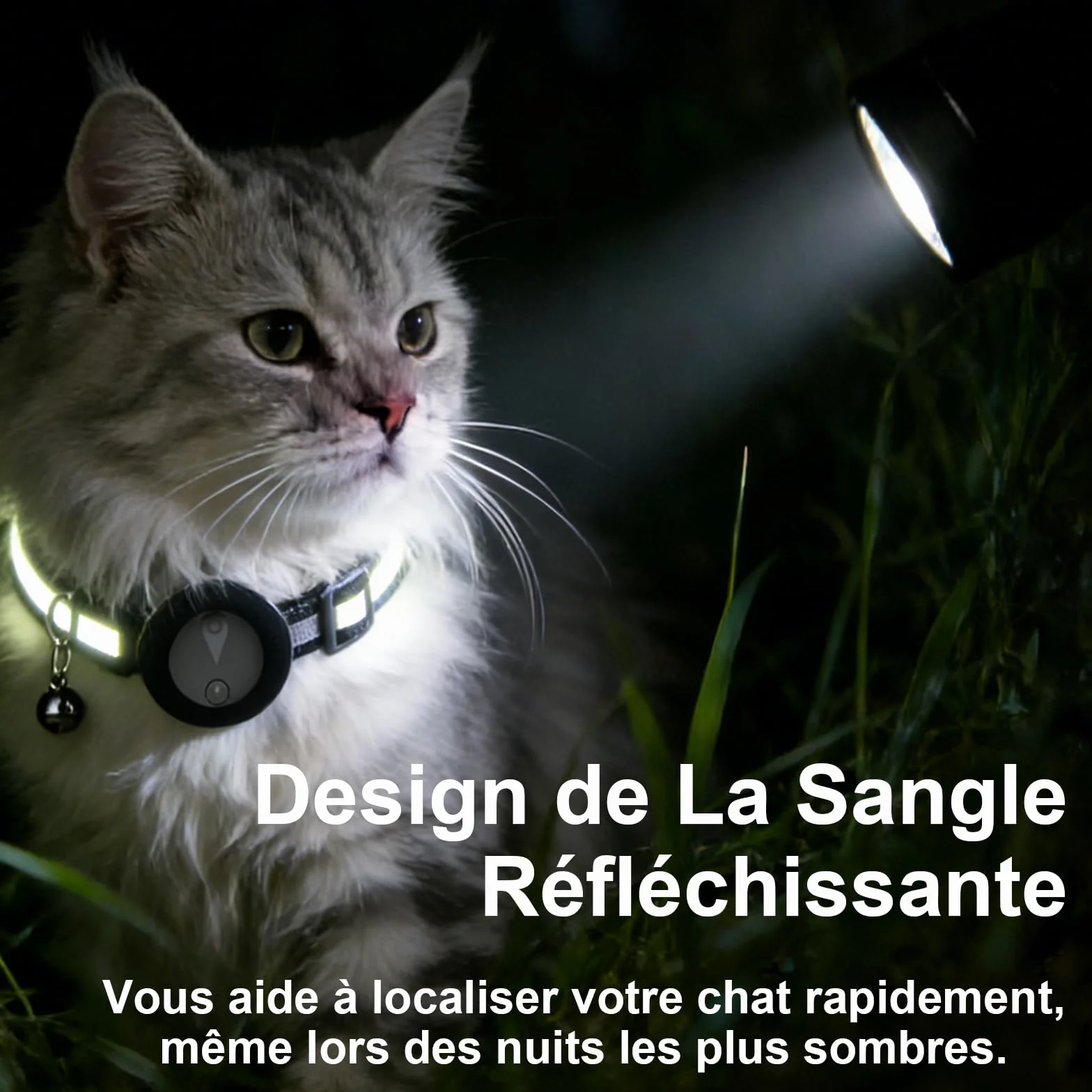 Collier GPS Chat Enregistrement des Trajets sur 7 Jours Collier GPS pour Chien Compatible avec iOS et Android GP S Chien Suivi en Temps RéEl GP S Tracker Traceur pour Animaux éTanche IP67 - Noir