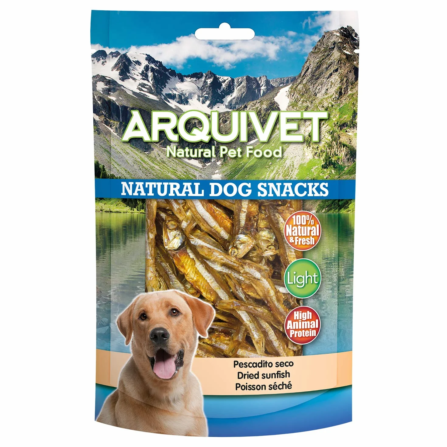 ARQUIVET Poison séché 350 g - Supplément alimentaire canine riche en protéines