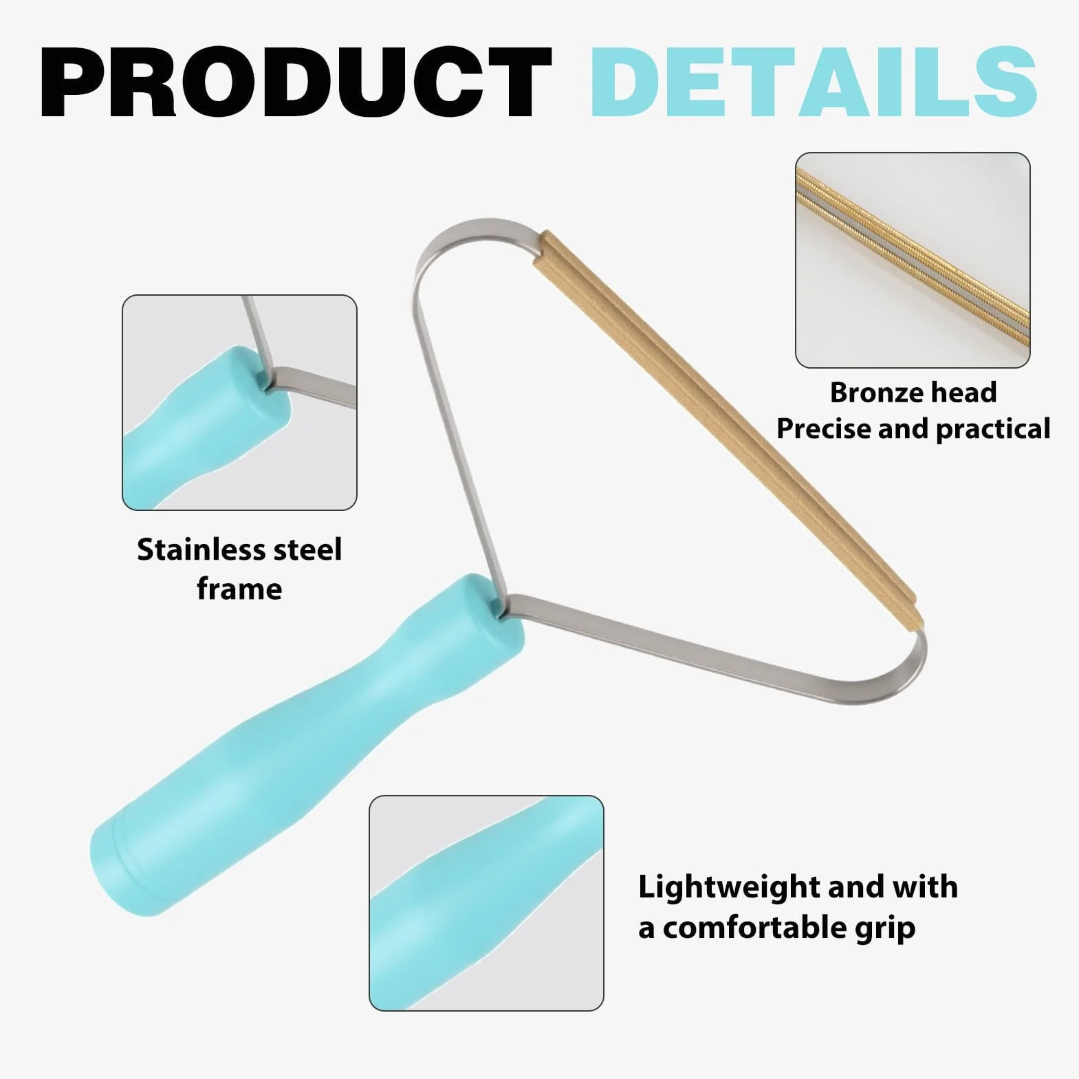Brosse Éliminatrice de Poils pour Chats et Chiens, Rasoir Anti-Bouloche Manuel, Anti-Poils pour Tapis, Arbres à Chats et Paniers pour Chiens