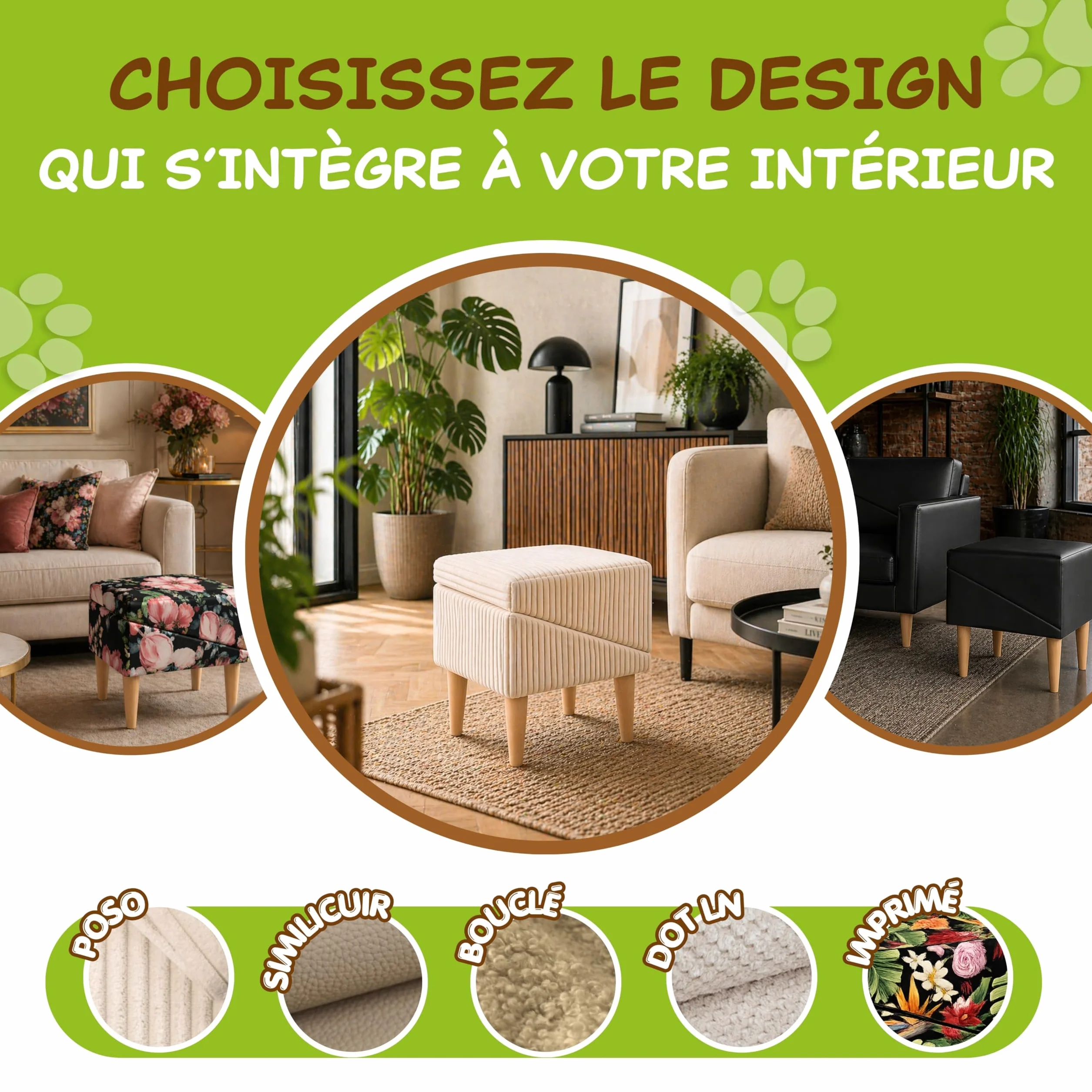 2 en 1 Siège Escalier Chien Antidérapant Pliable Effet Cuir Beige 36 cm